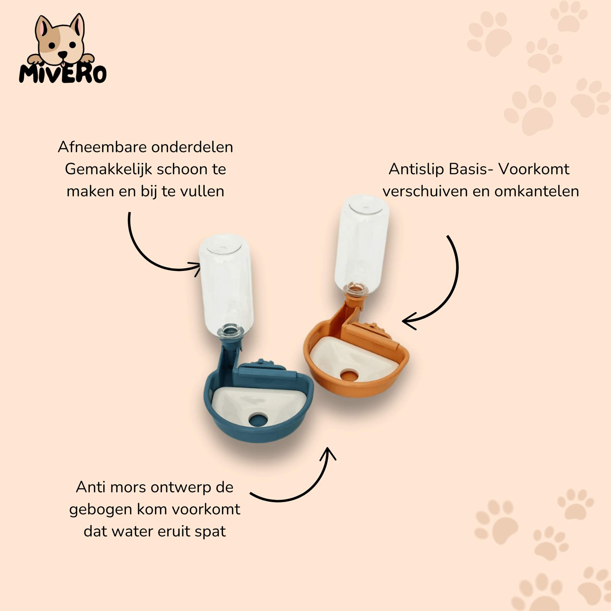 PetFlow - Automatische Voerbak Huisdieren - Mivero