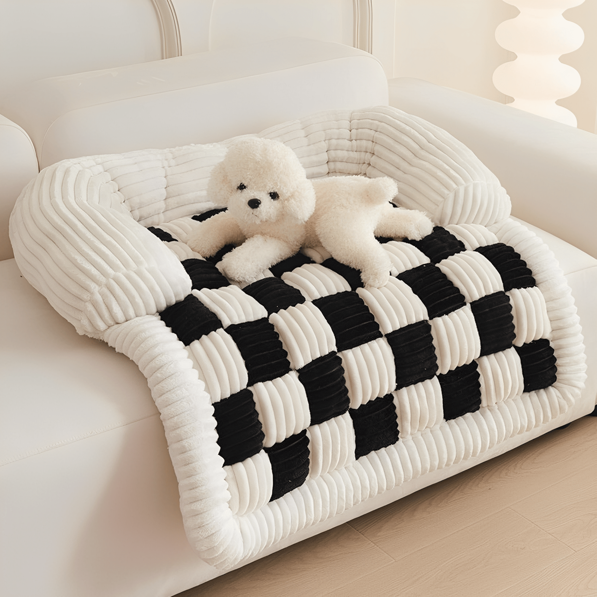 PetProtect - Antislip Chenille Bankbeschermer - Mivero