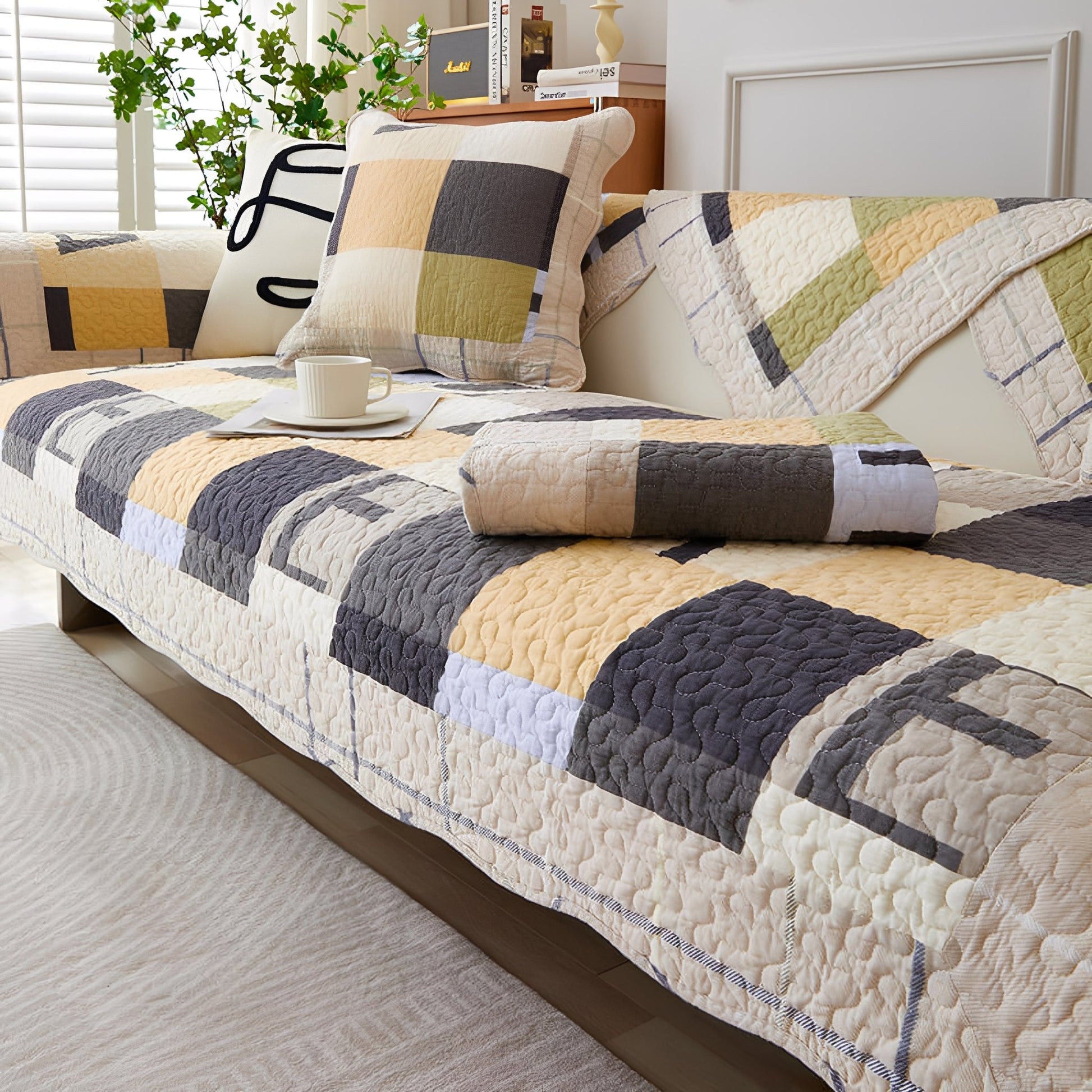 PlaidHaven - Bankhoes Honden Anti Krab Katoen - Mivero