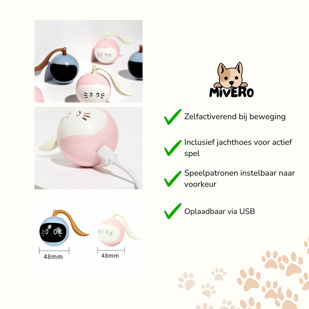 Playzo - Interactieve Jachtbal Kat - Mivero