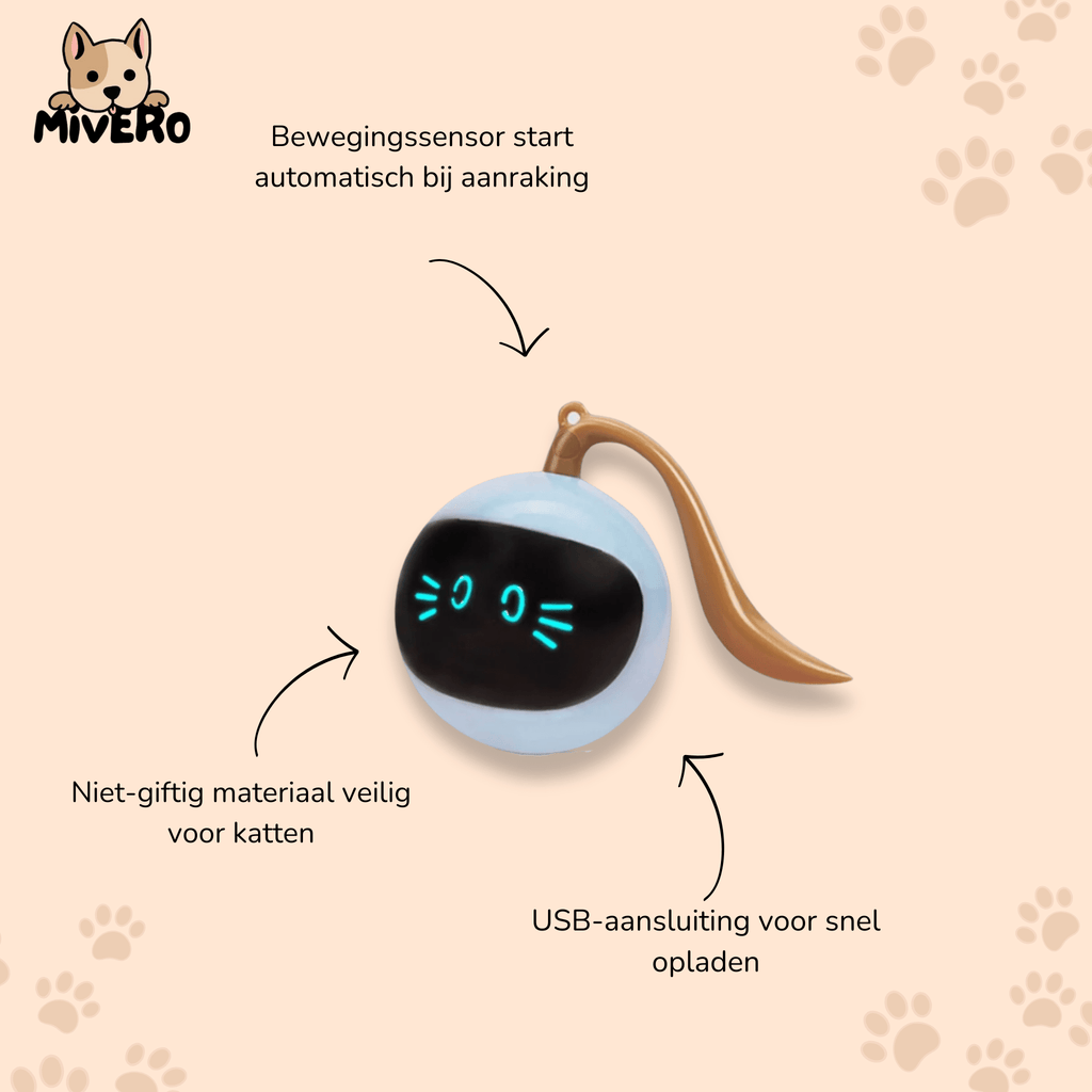 Playzo - Interactieve Jachtbal Kat - Mivero