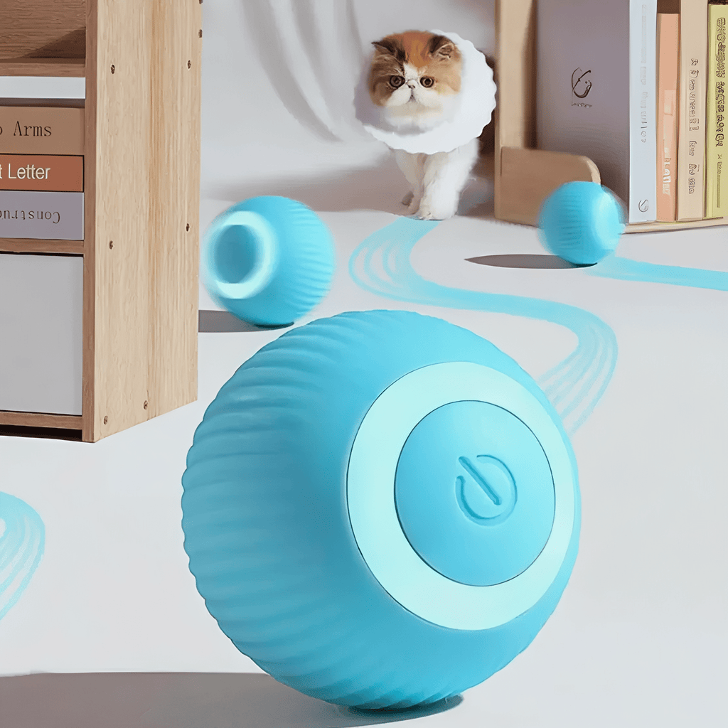 Pounceo - Kattenspeelbal Automatisch Oplaadbaar Interactief - Mivero
