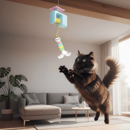 Pounza - Kattenspeelgoed voor katten automatisch hangend - Mivero
