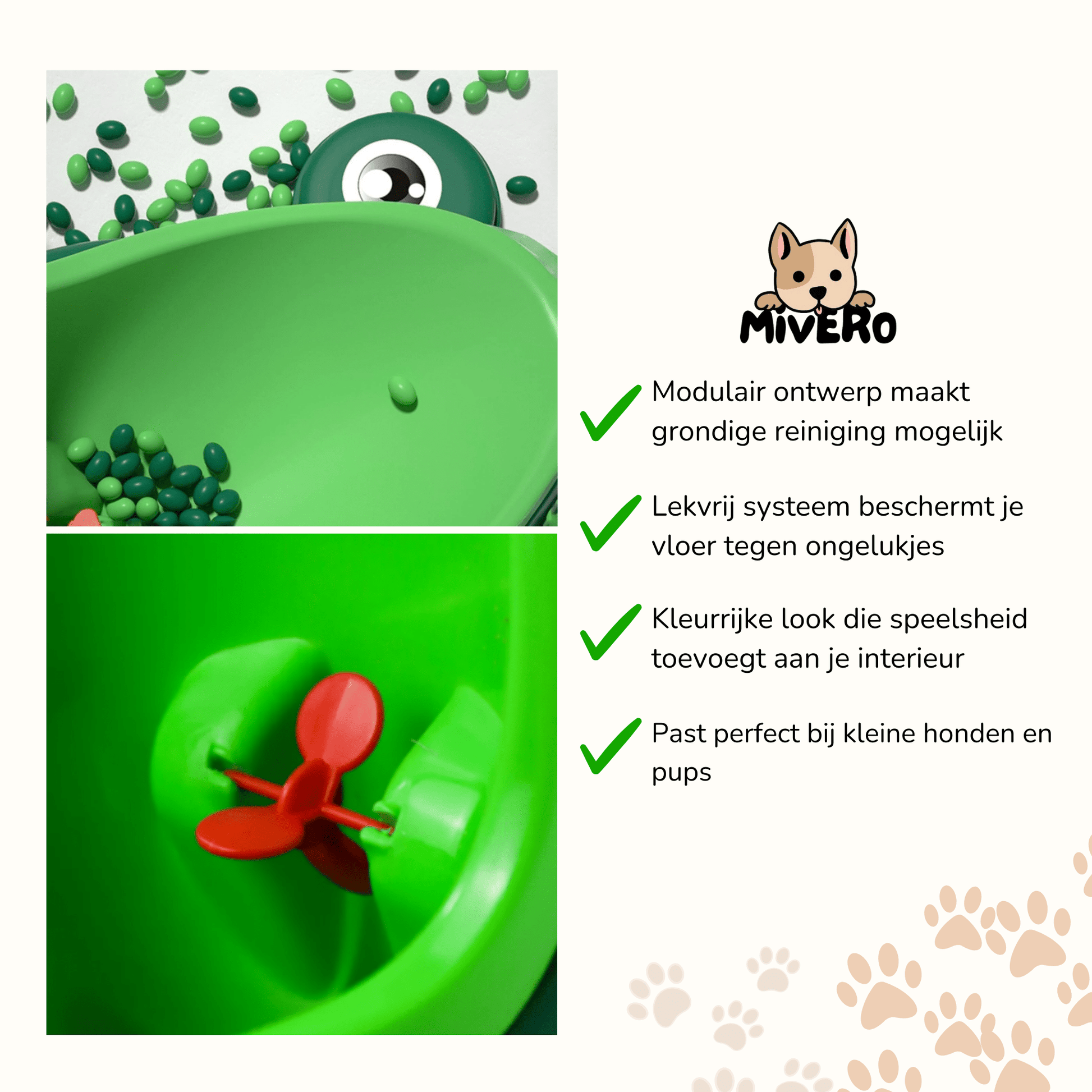 PuddlePop - Lekvrij Modulair Puppytoilet - Mivero