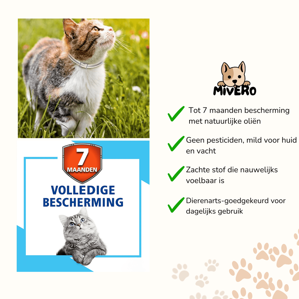 PureShield - Huidvriendelijke Natuurlijke Vlooienband - Mivero