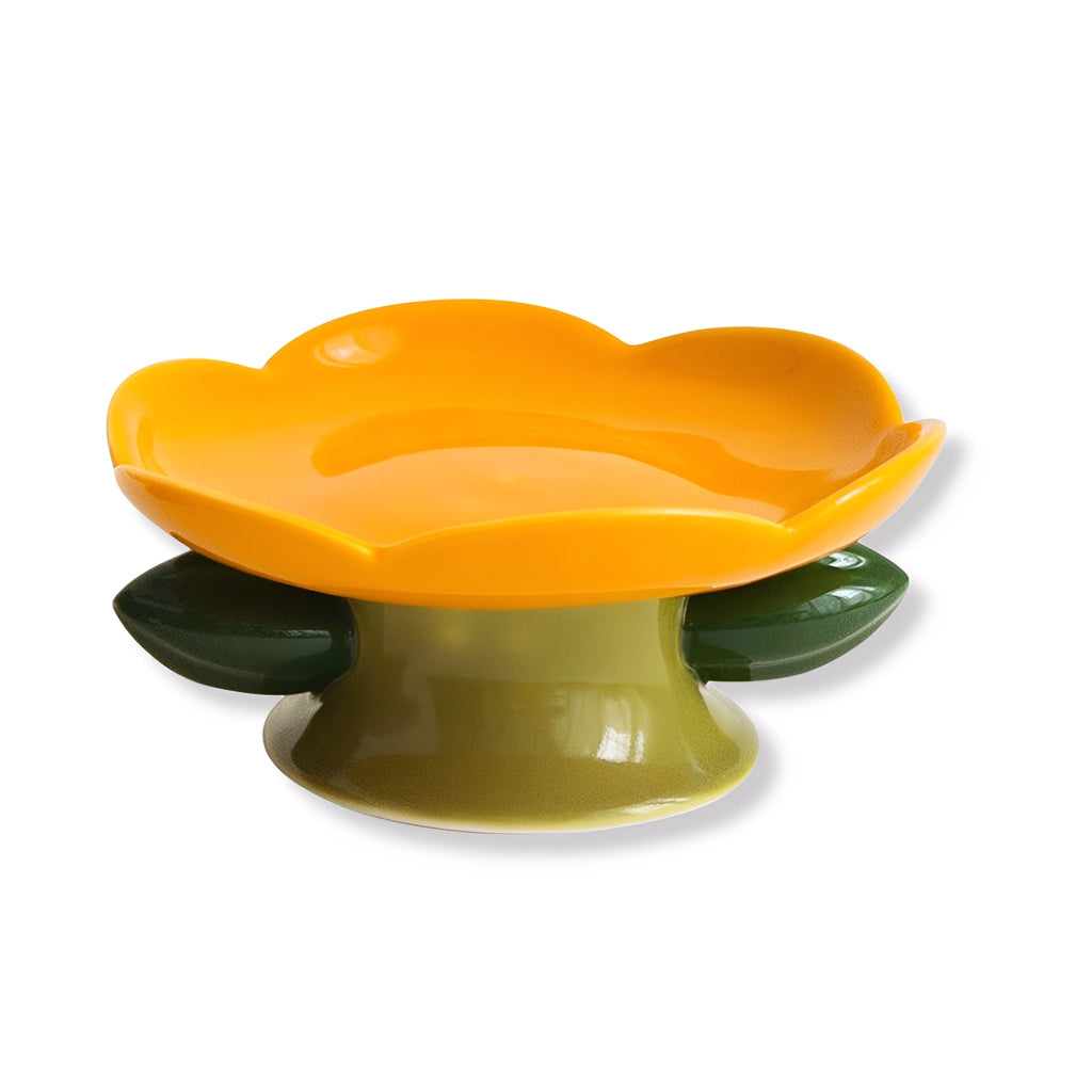 PurrBloom - Katten Voerbak Keramiek Verhoogd - Mivero