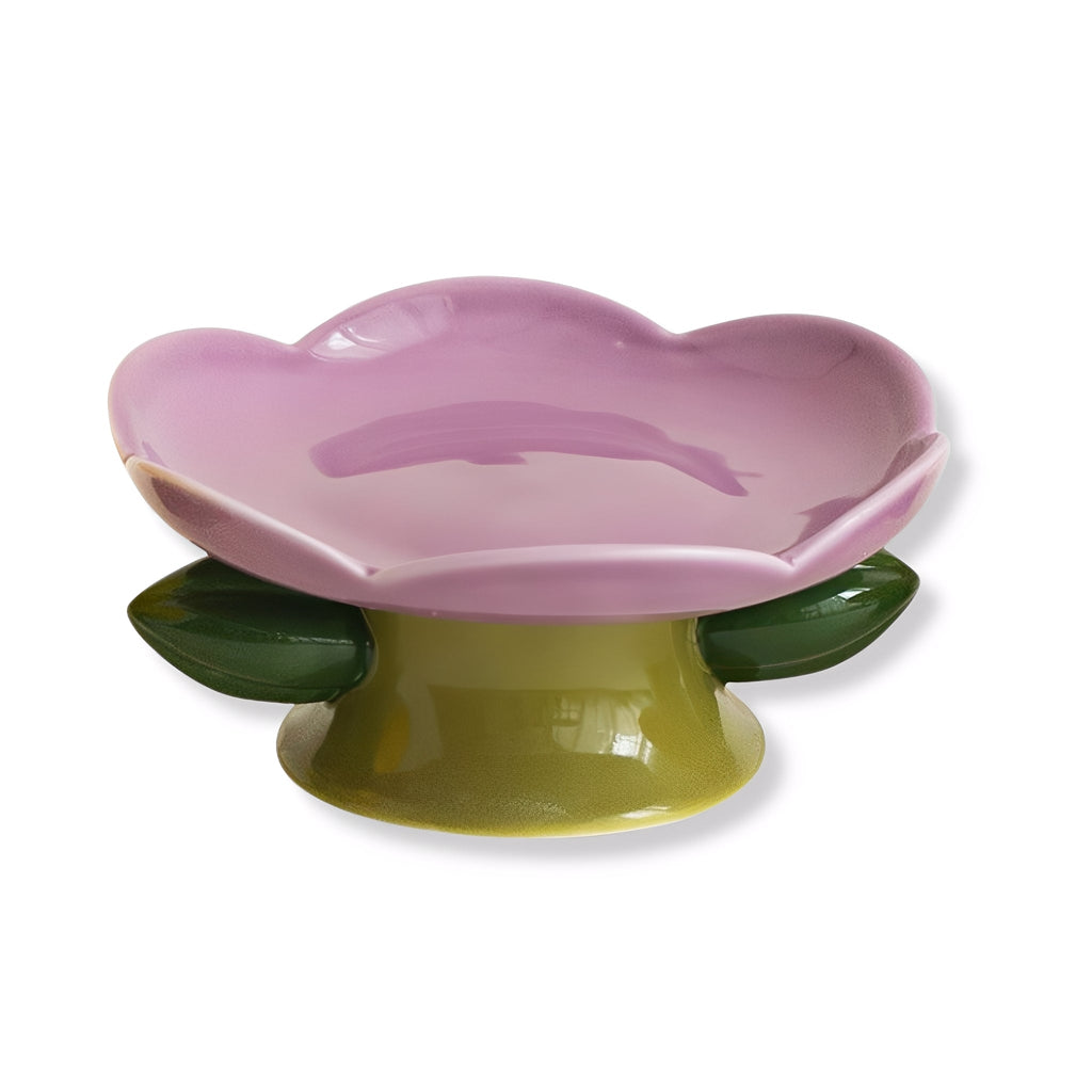 PurrBloom - Katten Voerbak Keramiek Verhoogd - Mivero