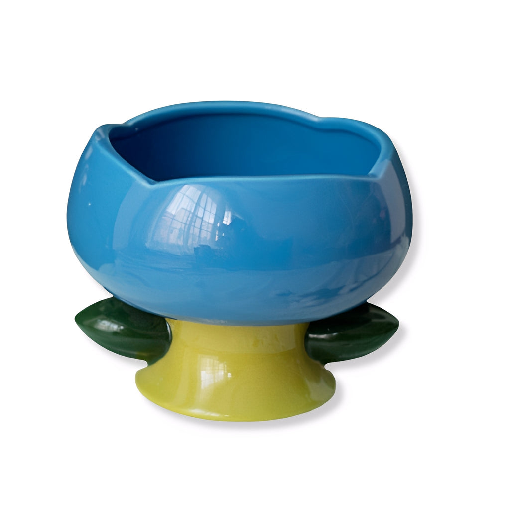 PurrBloom - Katten Voerbak Keramiek Verhoogd - Mivero