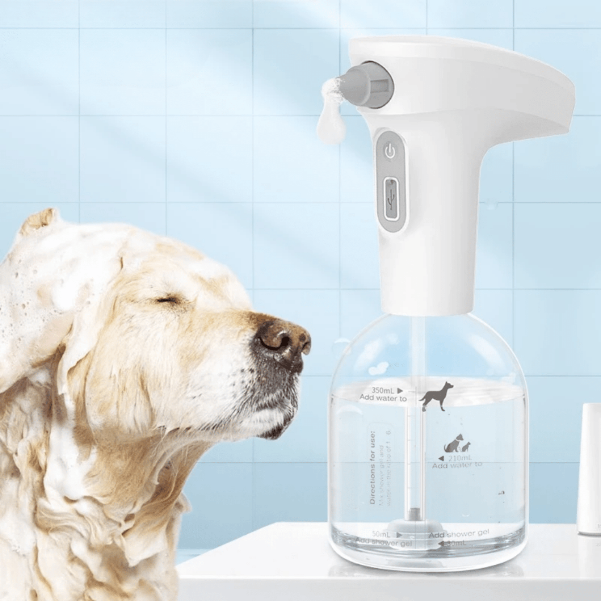 Purrify - Automatische Schuim Hondendouche - Mivero