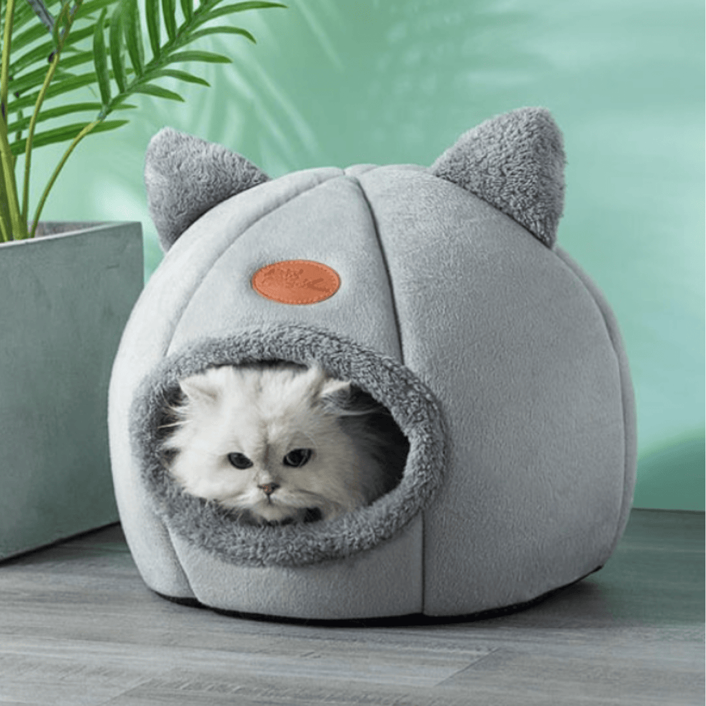 PurrNest - Isolerende Pluche Kattenhol - Mivero