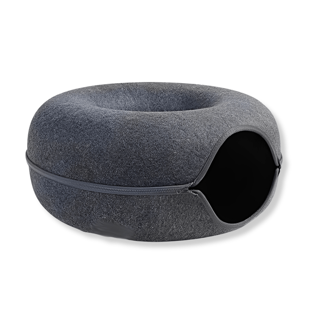 PurrPod - Katten Iglo Vilt Donutvorm - Mivero