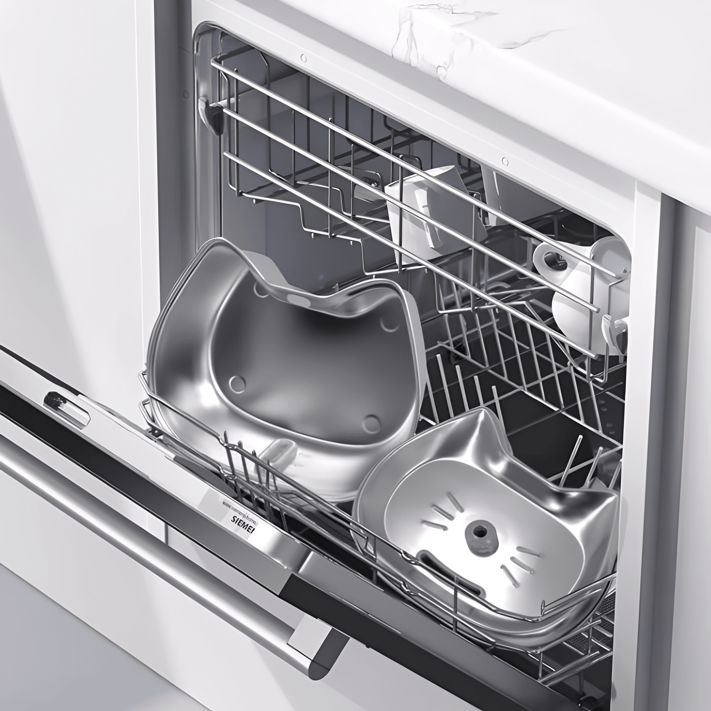 purrtain - katten drinkfontein rvs 3l met filter - mivero