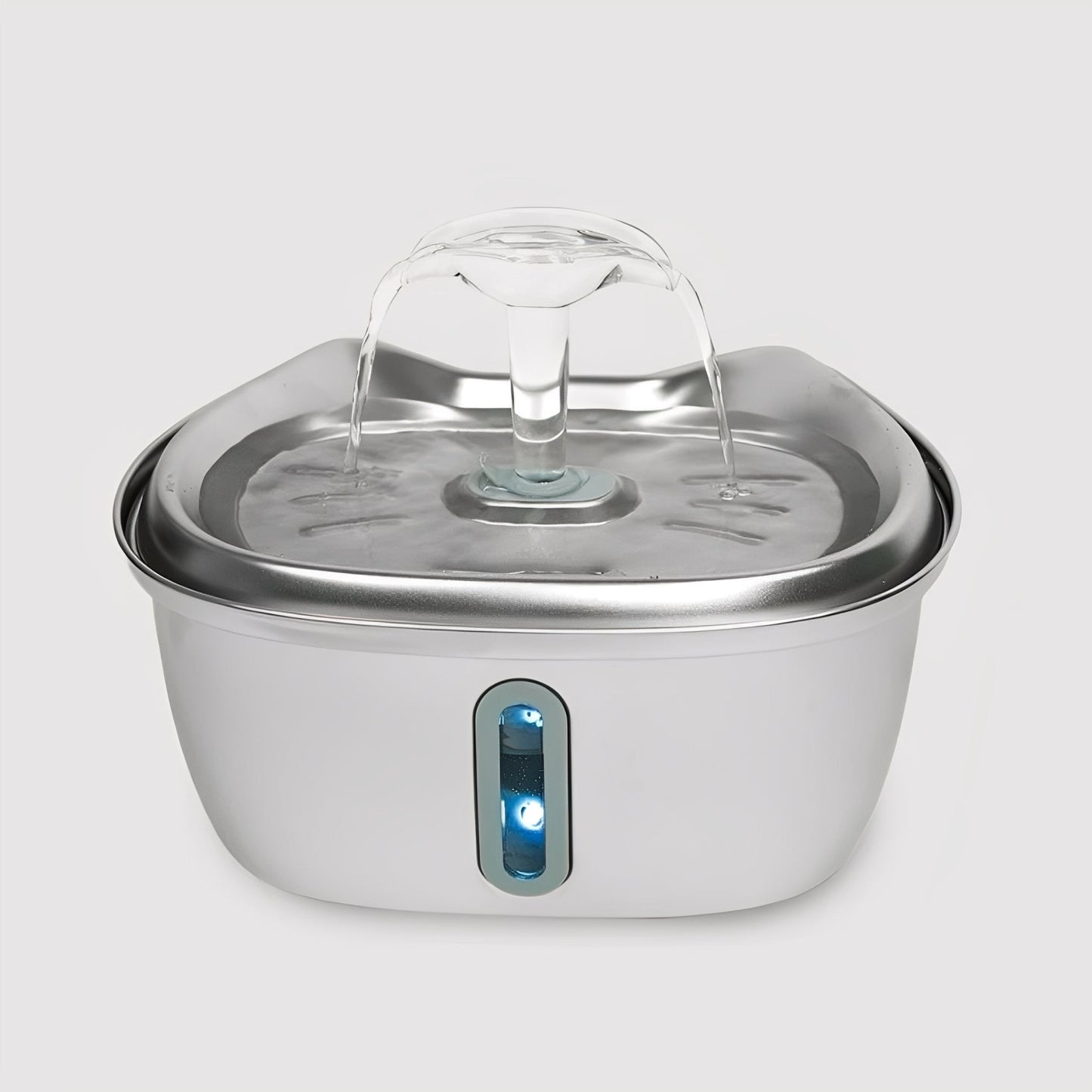 purrtain - katten drinkfontein rvs 3l met filter - mivero