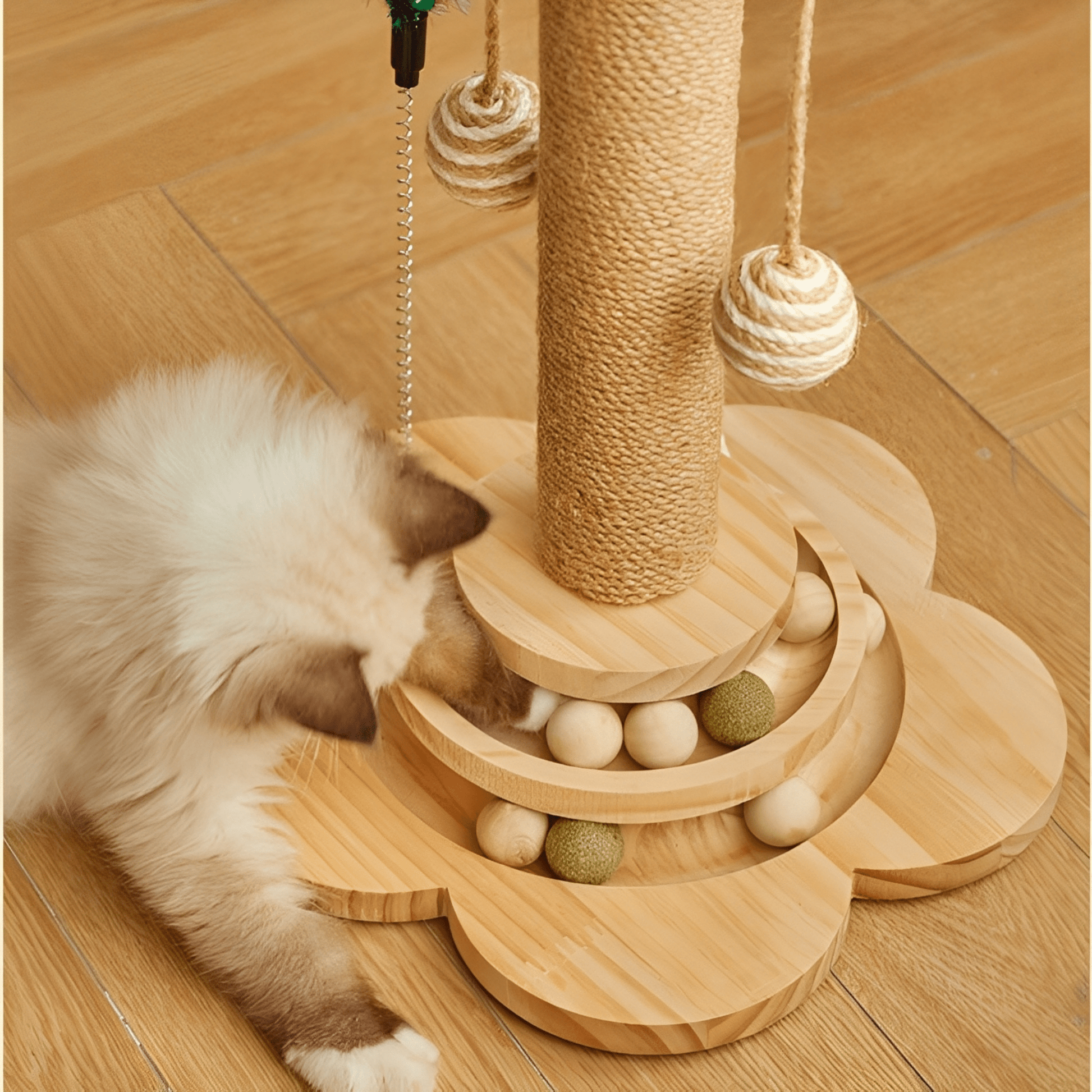 PurrVana - Massief Sisal Kattenkrabpaal - Mivero
