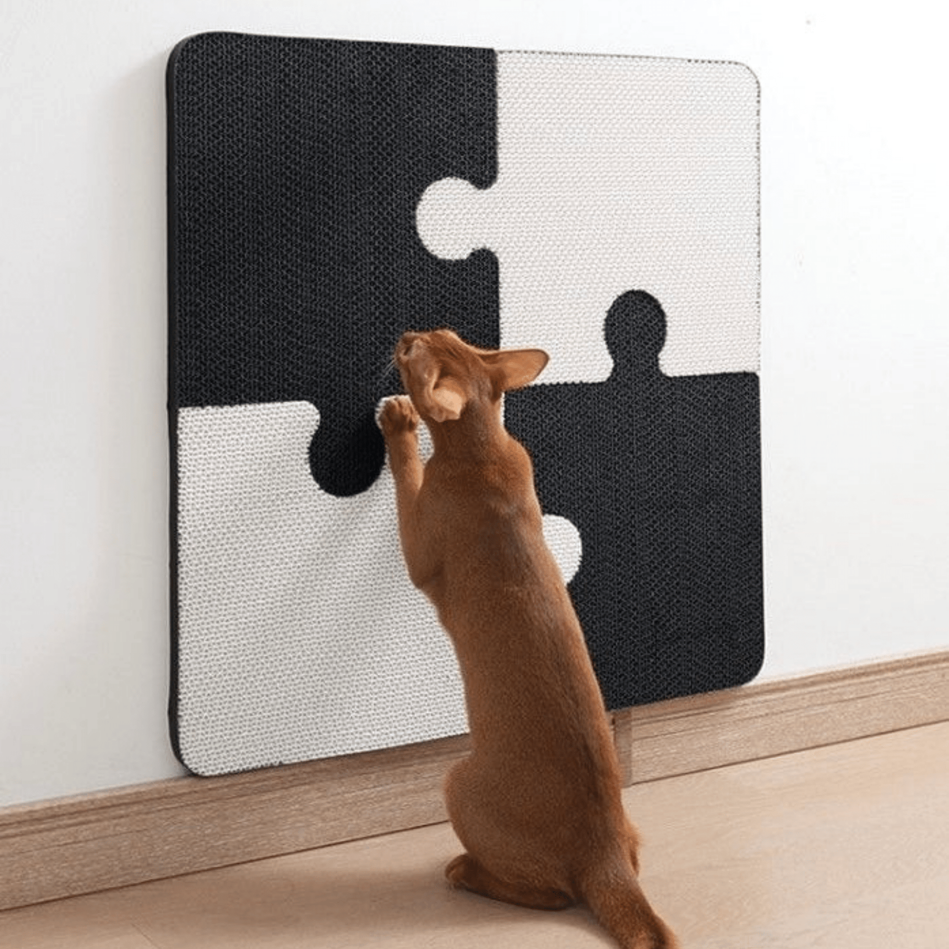 Puzzkrab - Kartonnen Interactieve Krabmat - Mivero