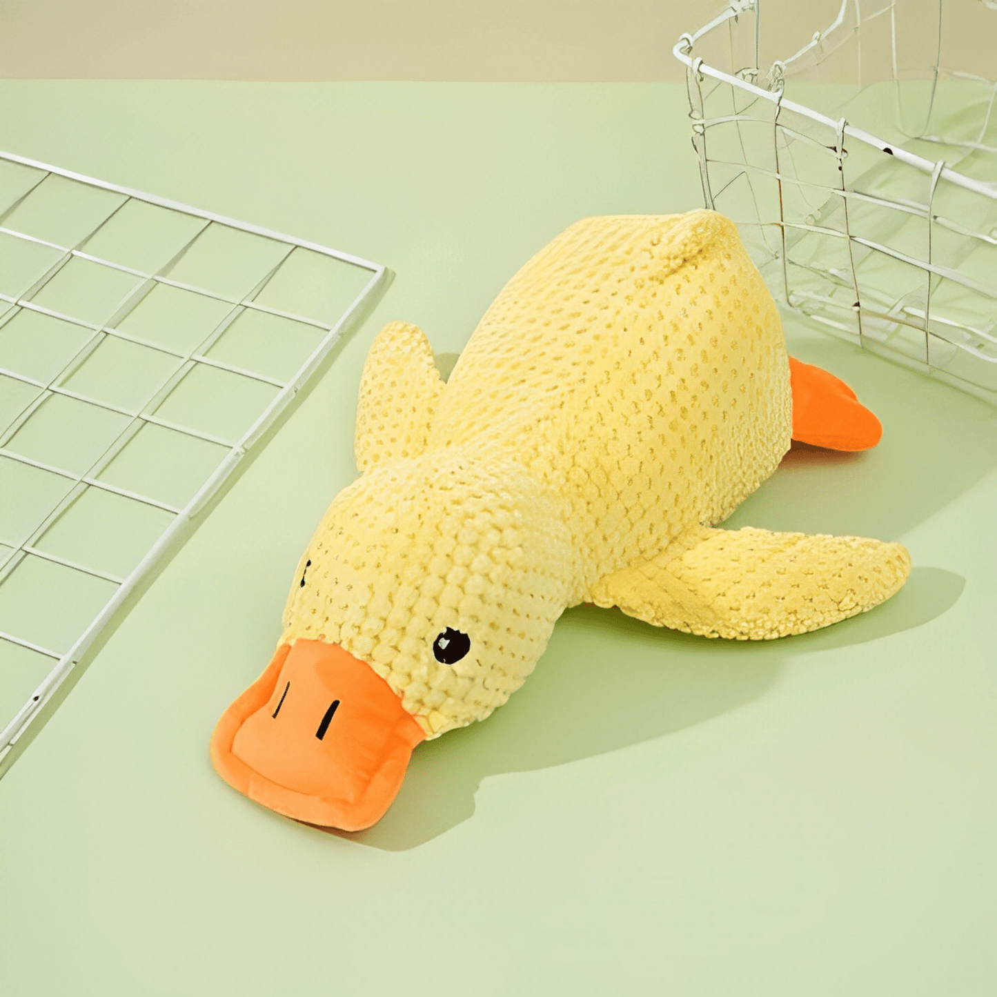 quackmate - honden stress eend knuffel - mivero