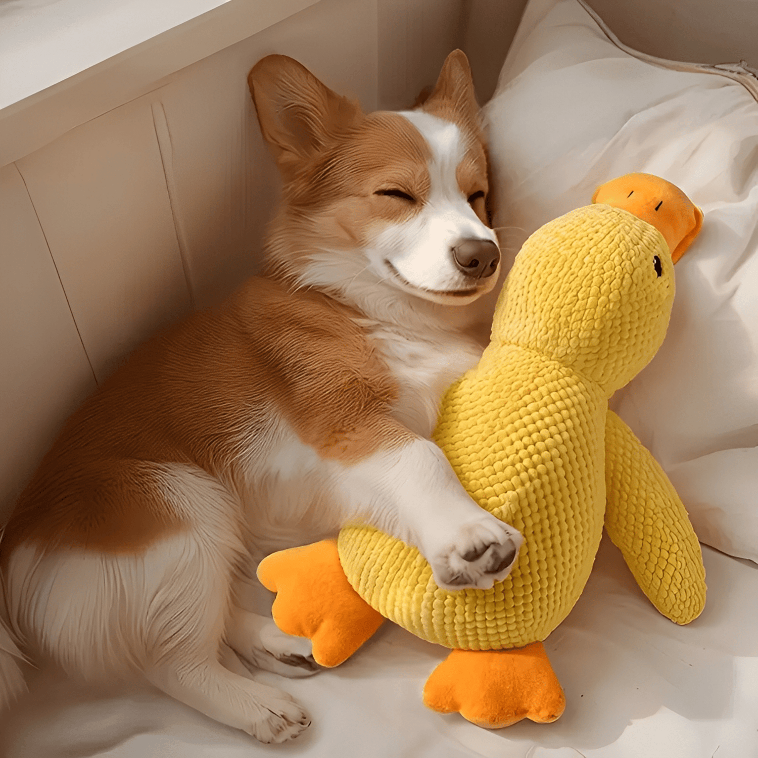 QuackMate - Honden Stress Eend Knuffel - Mivero