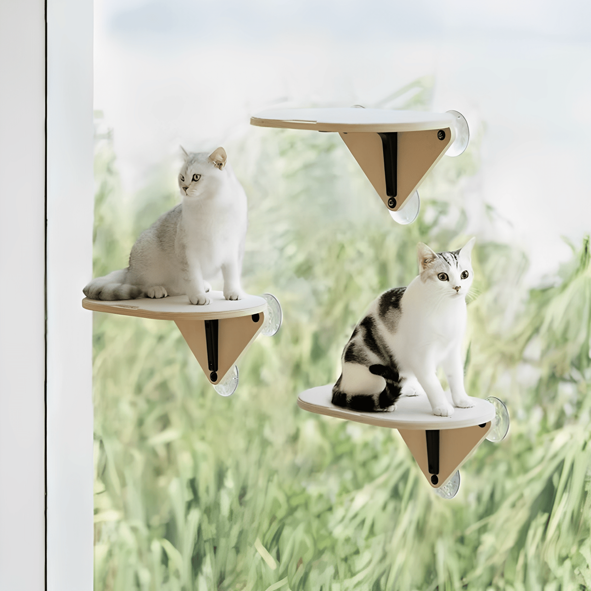 Raamnest - Katten Raamzitje met Zuignappen - Mivero