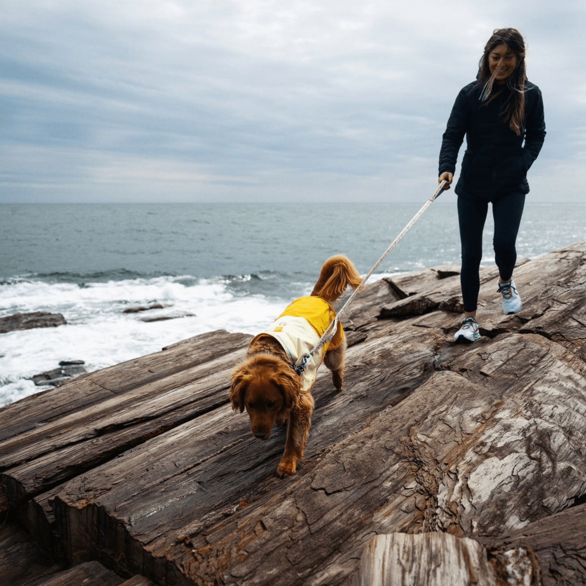 Rainmate - Waterdichte Reflecterende Hondenregenjas - Mivero
