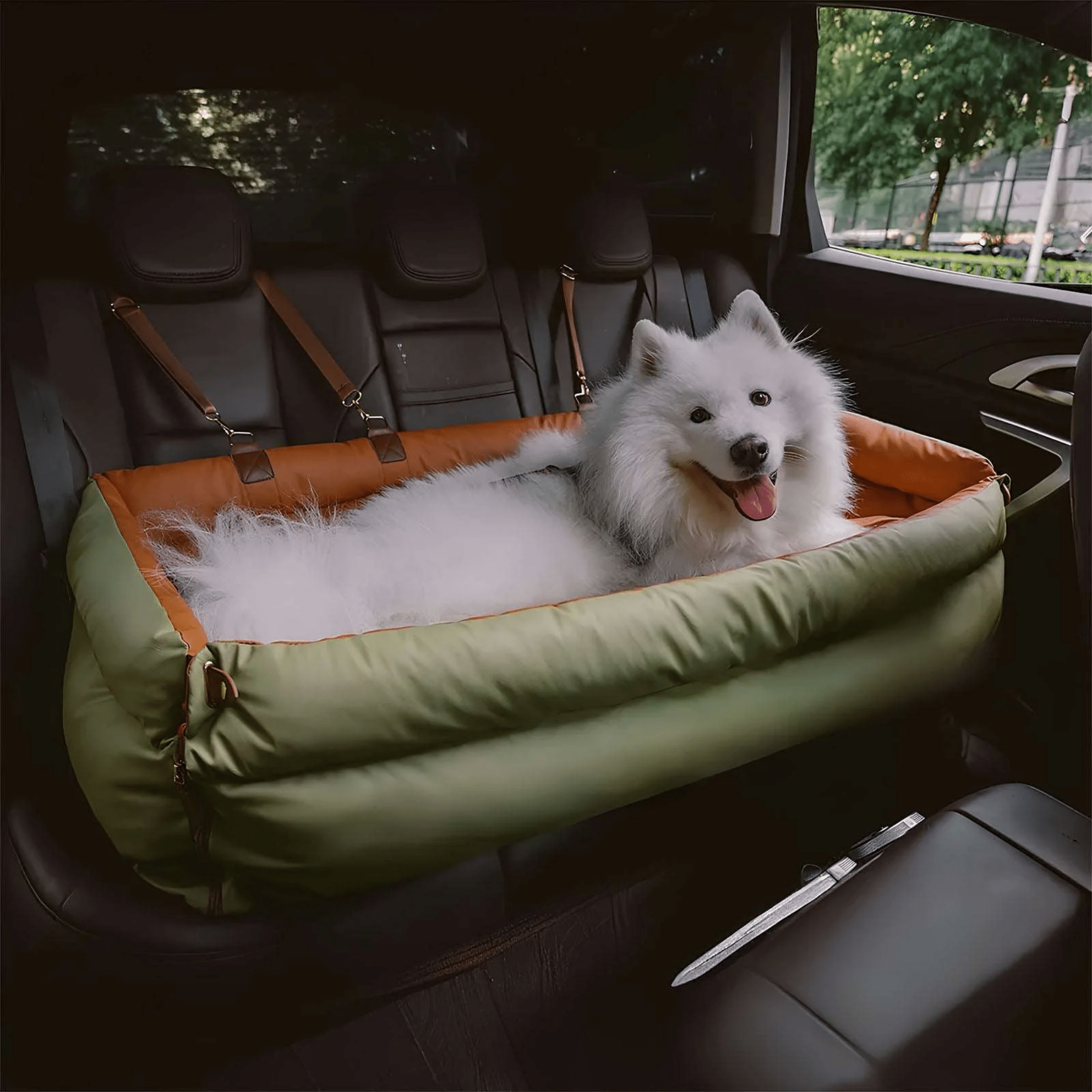 RidePaw - Kunstleer Honden Autostoel Bed - Mivero
