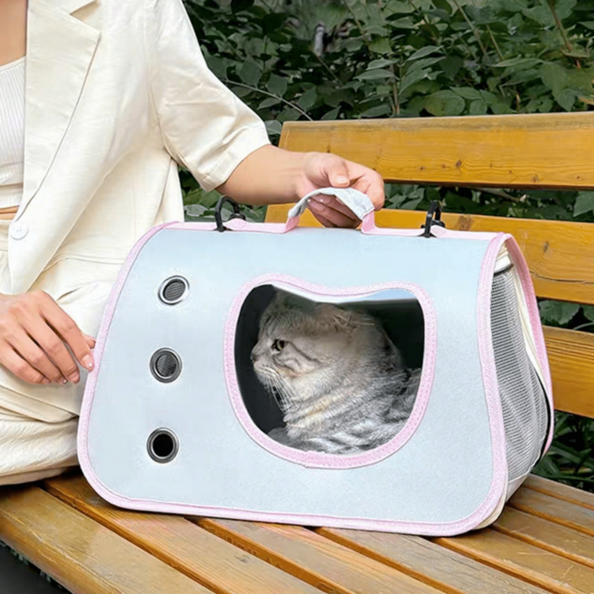 Safelet - Ademende Opvouwbare Draagtas - Mivero