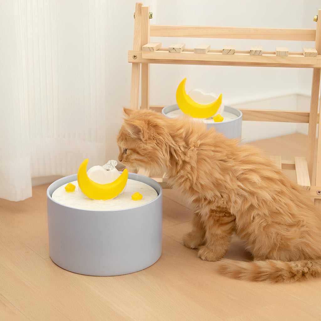 SafeSip - Katten Drinkfontein Keramisch Stil met Filter - Mivero