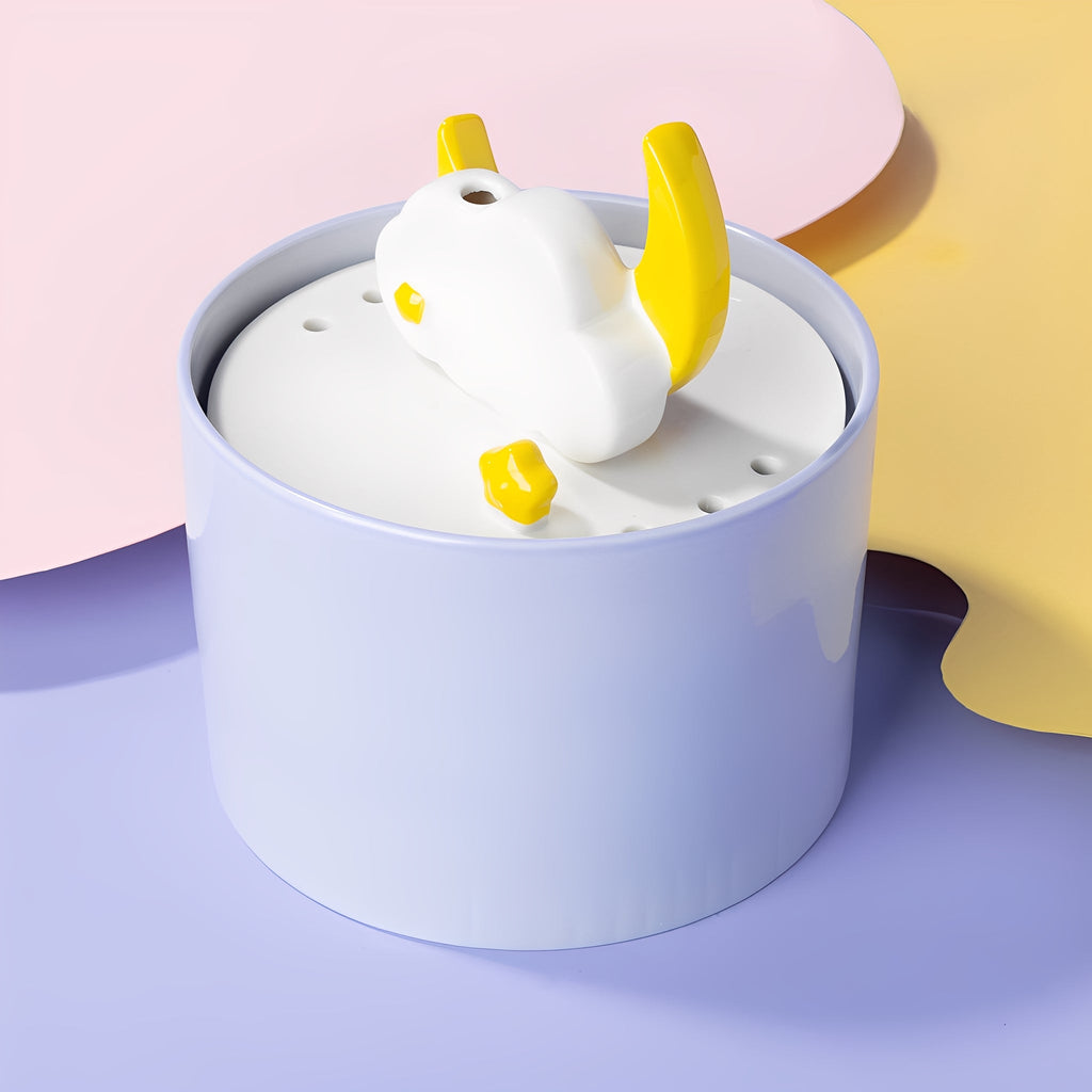 SafeSip - Katten Drinkfontein Keramisch Stil met Filter - Mivero