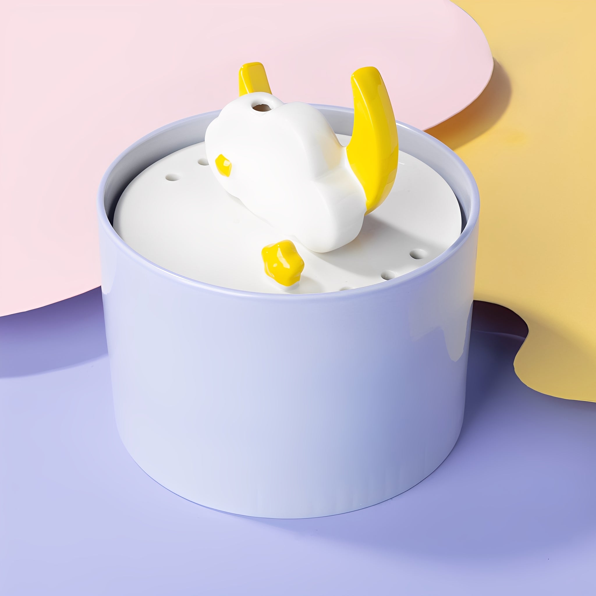 SafeSip - Katten Drinkfontein Keramisch Stil met Filter - Mivero