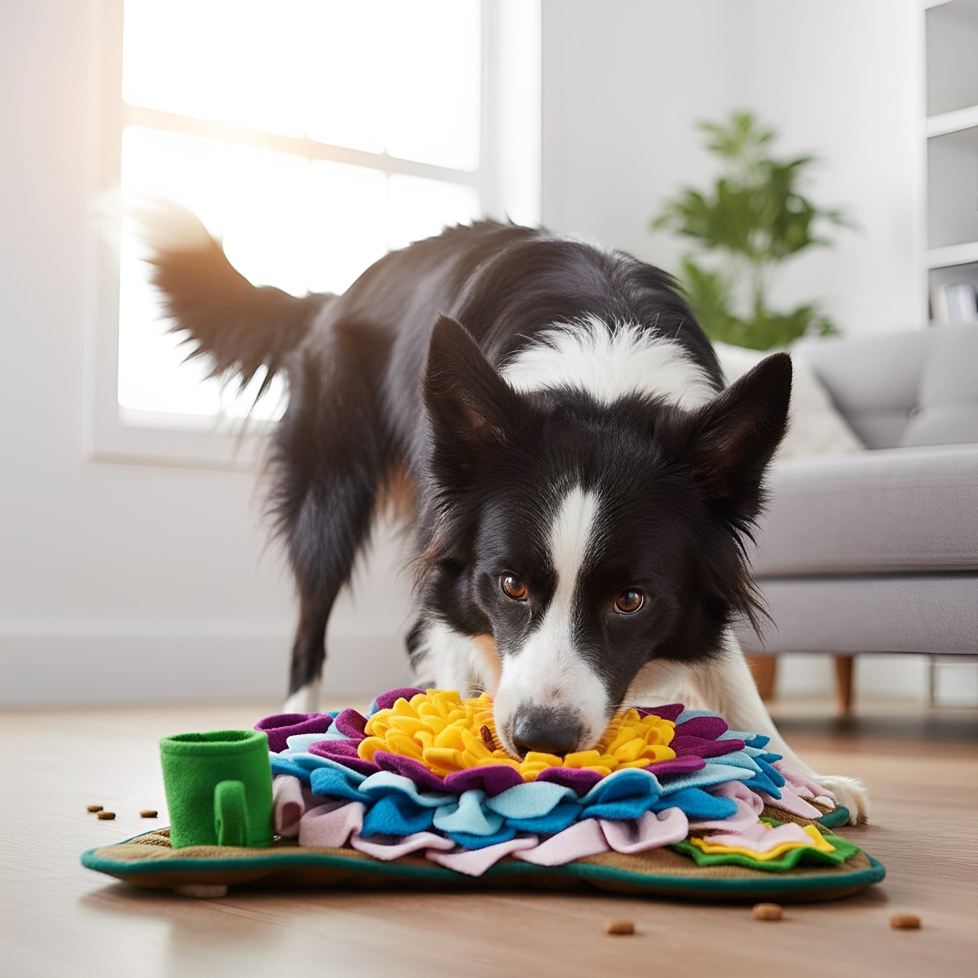 ScentNest - Snuffelmat Hond Interactief Machinewasbaar Tegen Verveling Puzzel - Mivero
