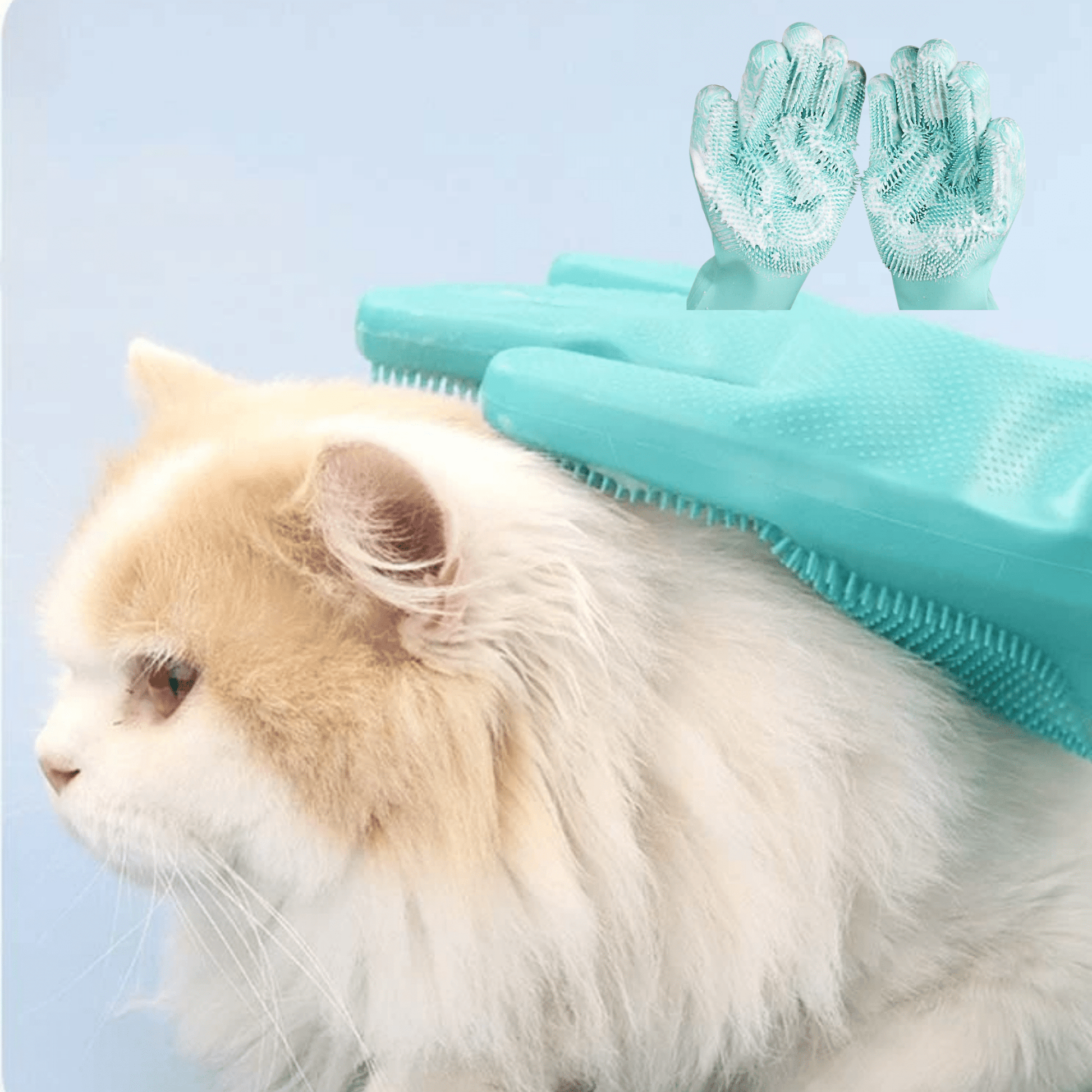 Scrubsy - Siliconen Massage Groominghandschoen - Mivero