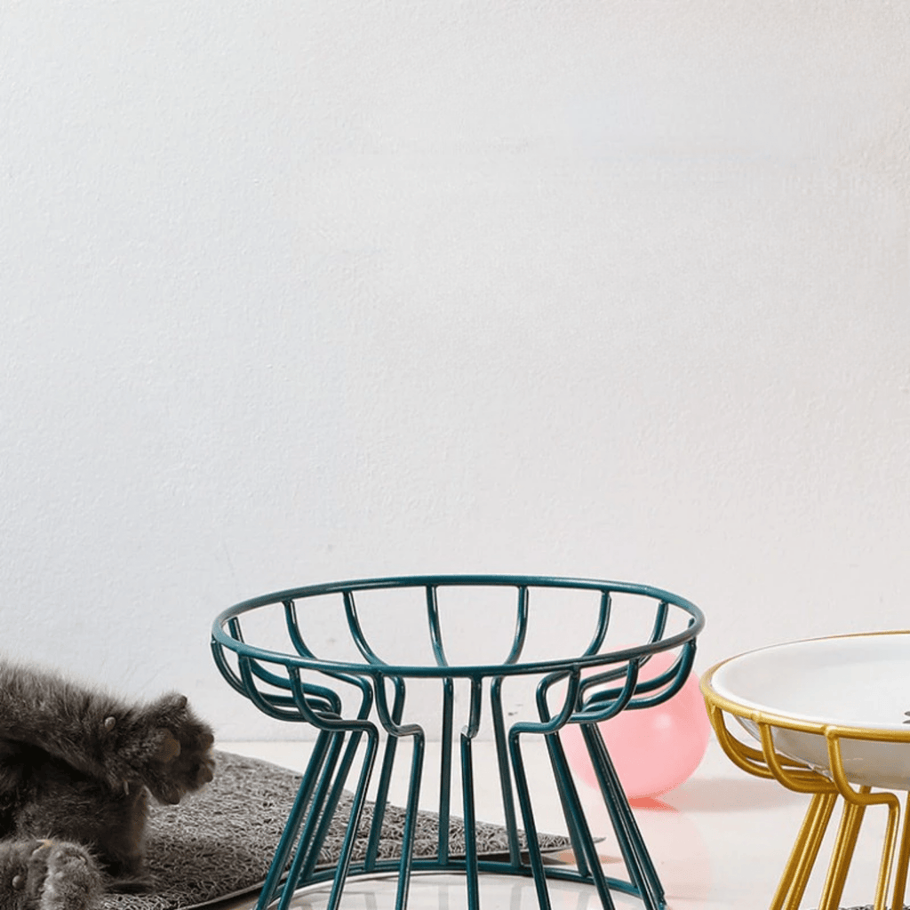 SereniBowl - Keramische Verhoogde Kattenvoerbak - Mivero