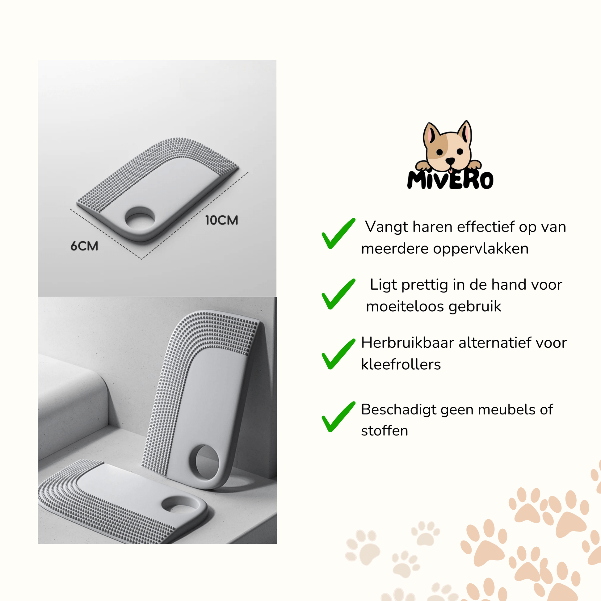 Sheddi - Herbruikbare Ergonomische Haarverwijderaar - Mivero