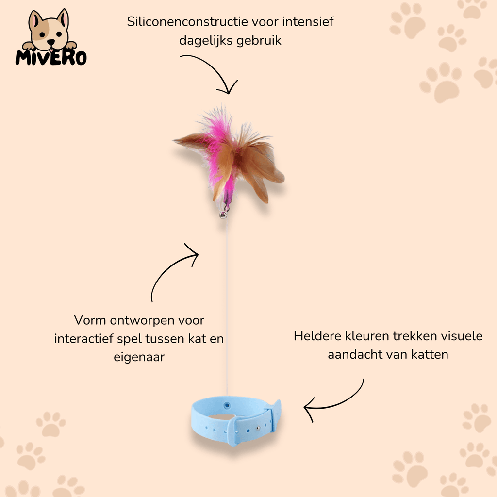 Silipet - Interactieve Veer Kattenstok - Mivero