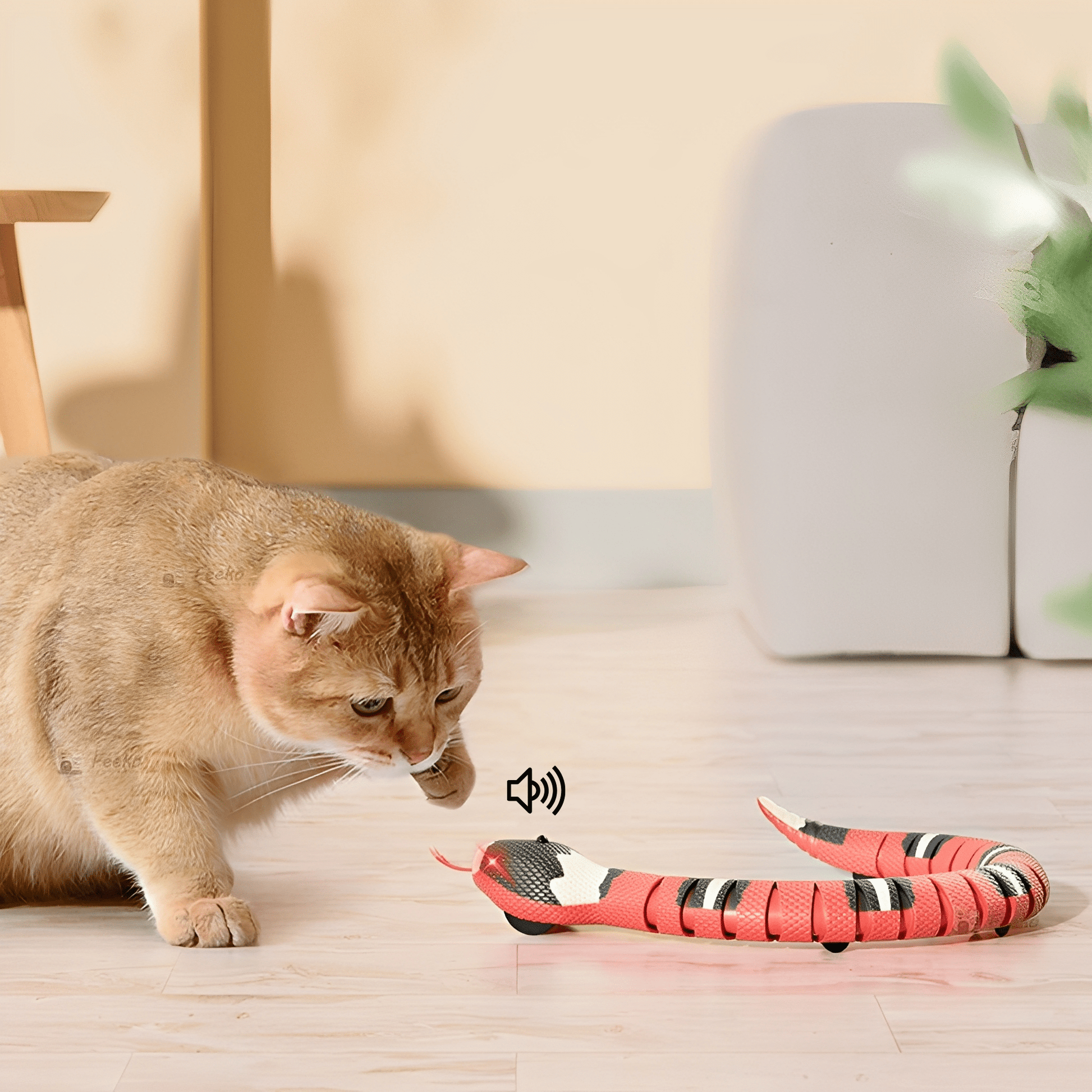 SlitherFun - Interactieve Slangenrobot Huisdierenspeelgoed - Mivero