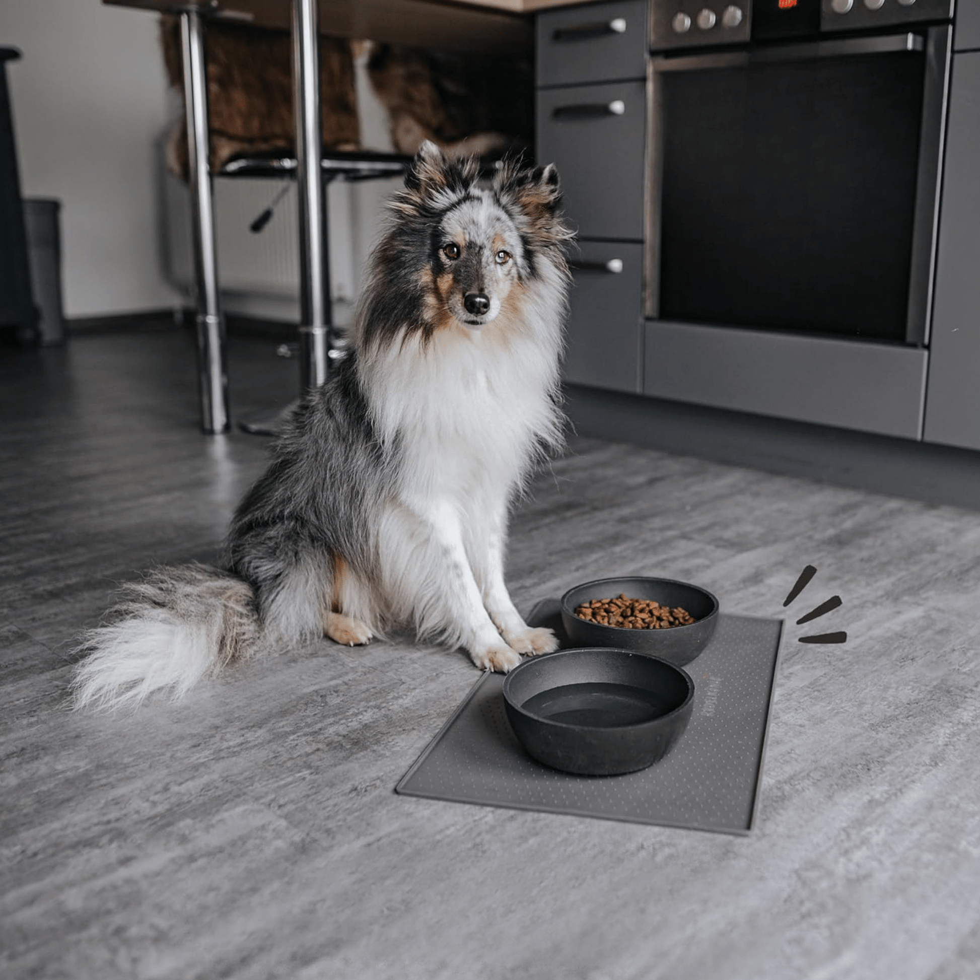 SnaccMat - Waterdichte Vaatwasserbestendige Voermat - Mivero