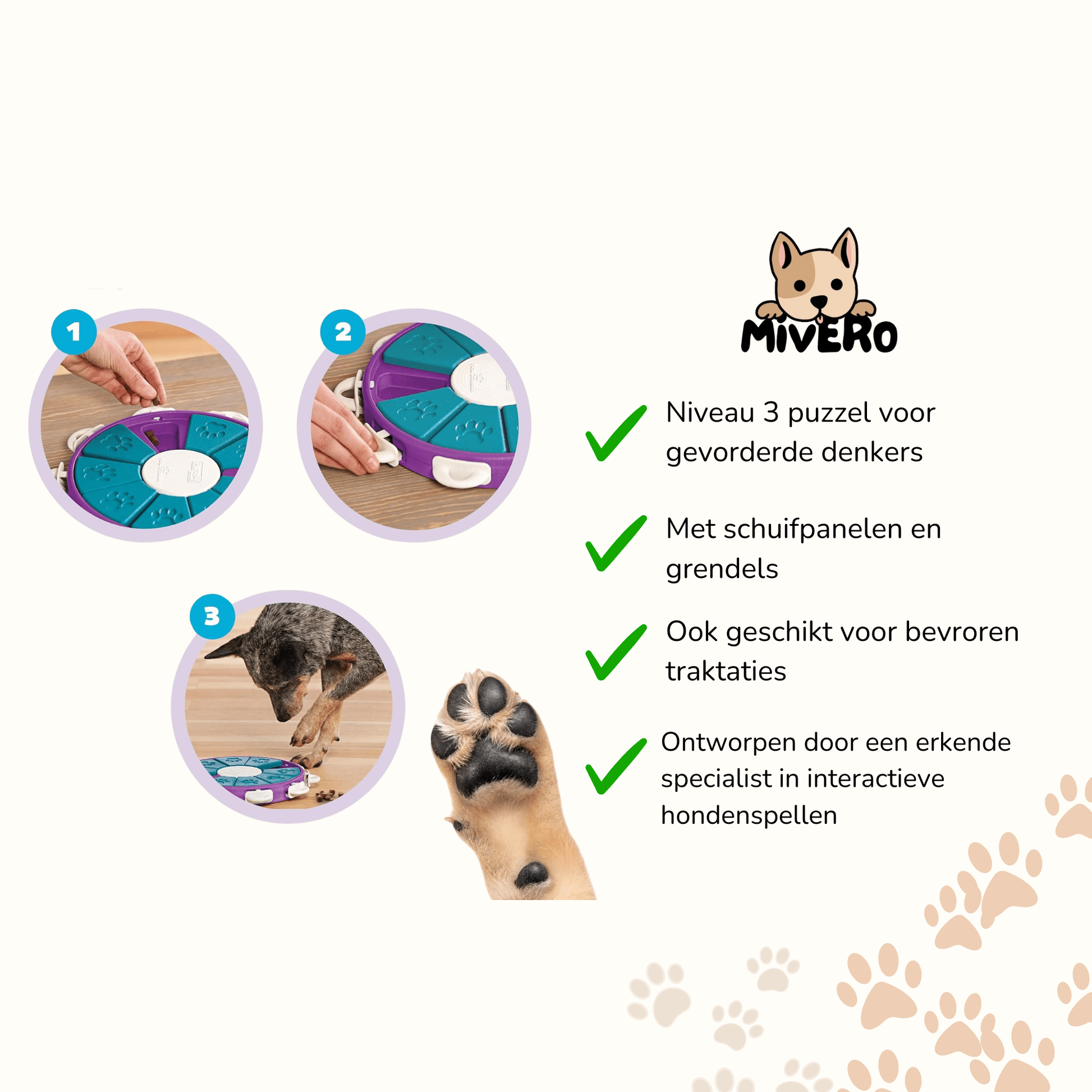 SnackMaze - Interactieve Vergrendelbare Hondenspeelgoed - Mivero