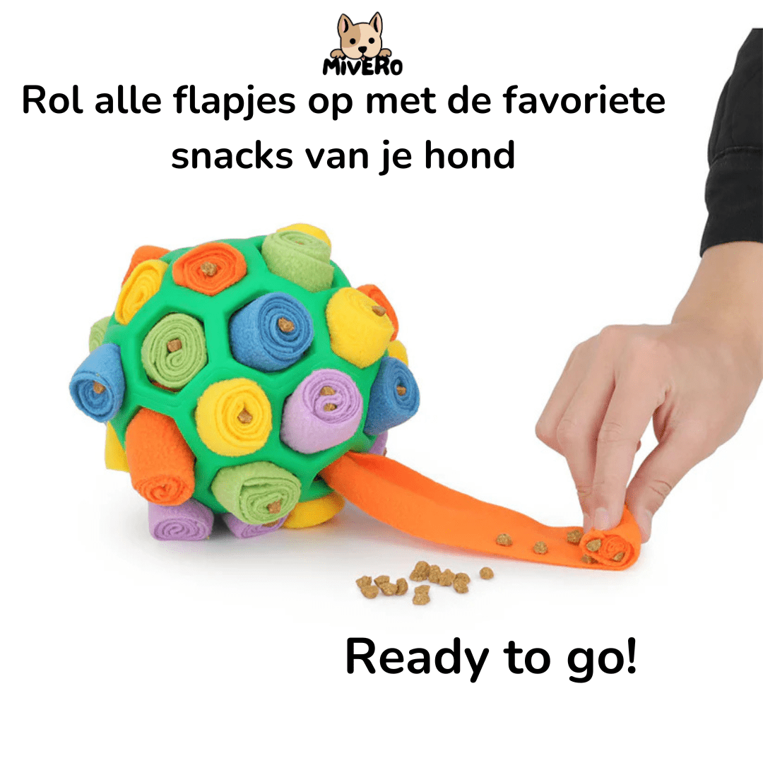 SniffleBall - Honden Snuffelbal Interactief Hondenspeelgoed - Mivero