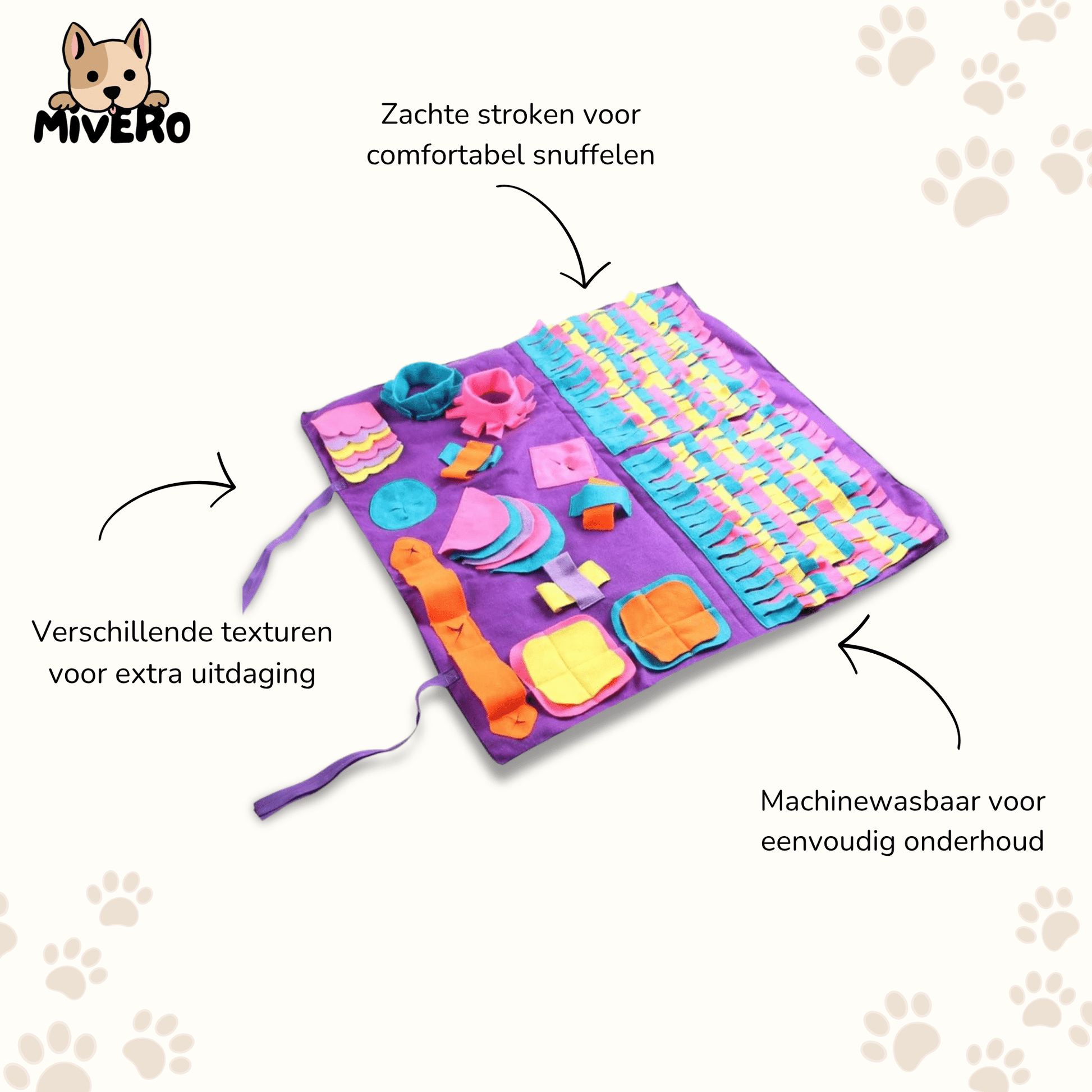 SniffQuest - Interactieve Snuffelmat Hond - Mivero