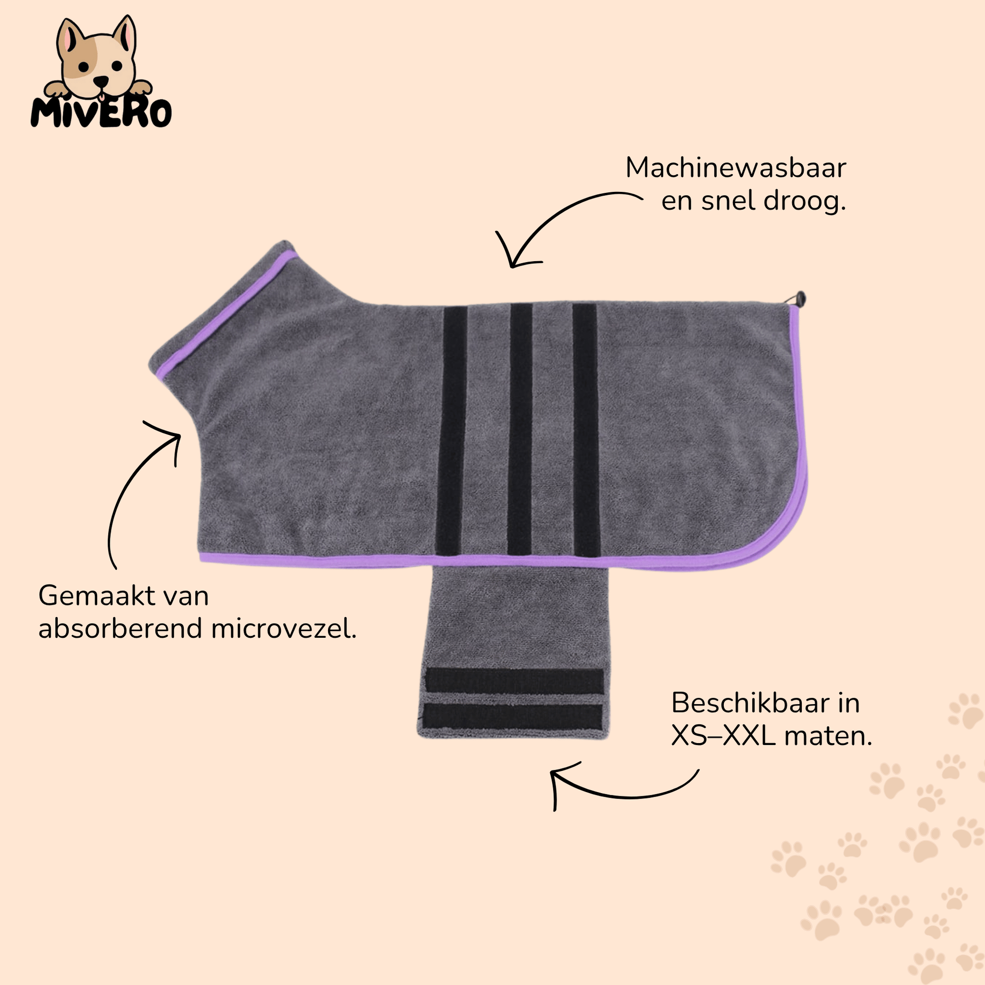 SnugDry - Houd je hond warm en droog - Mivero