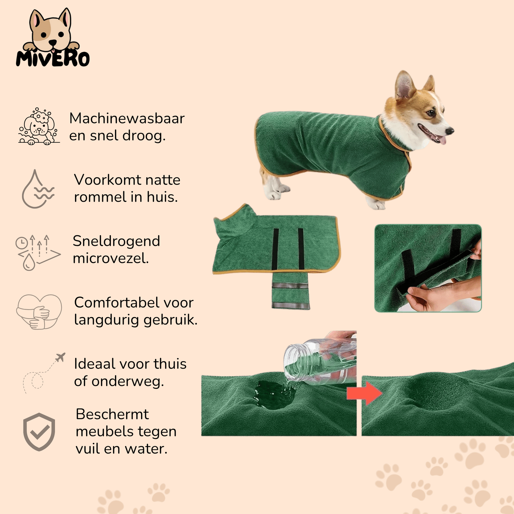 SnugDry - Houd je hond warm en droog - Mivero