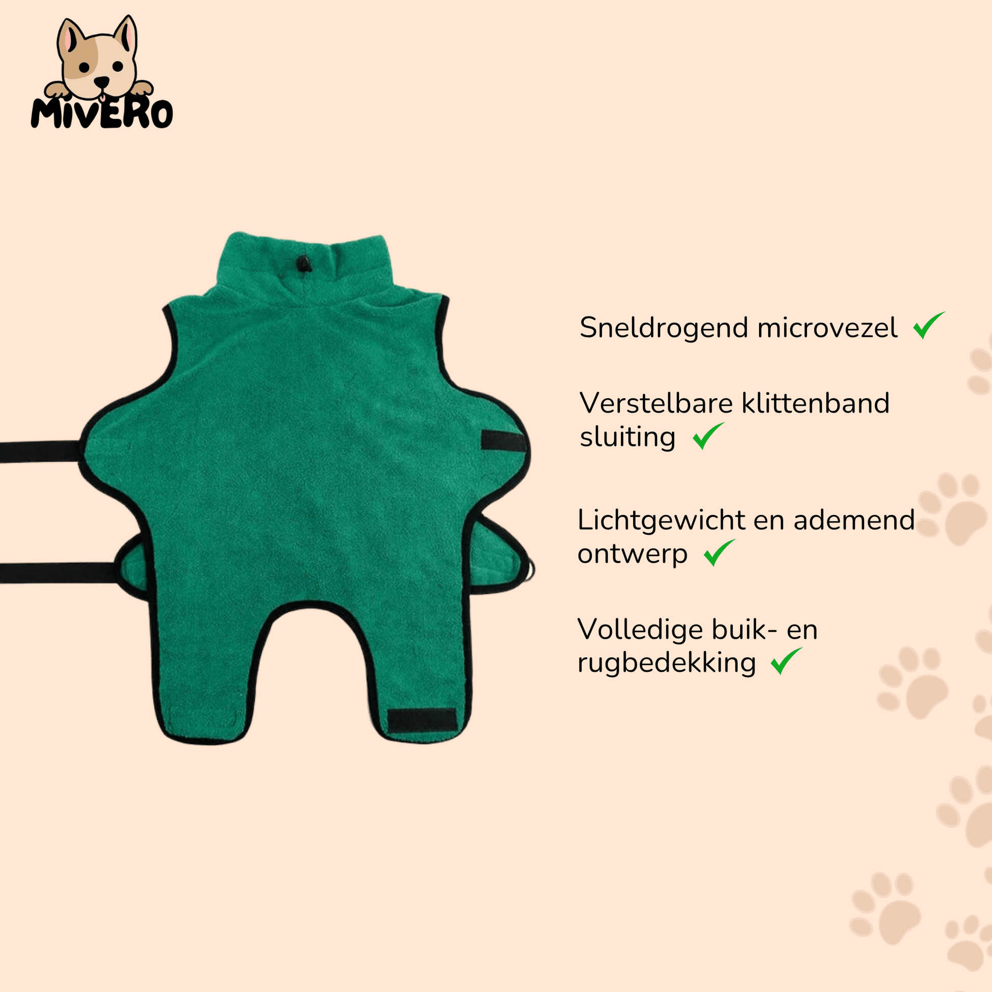 SnugDry - Houd je hond warm en droog - Mivero