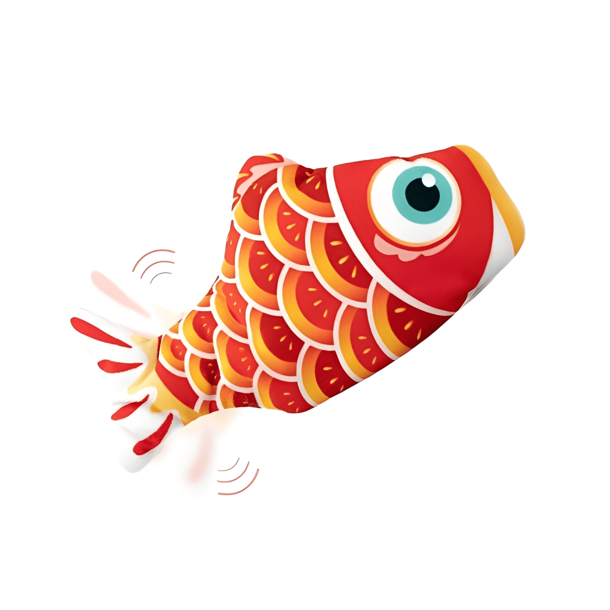 SnuggleFin - Kattenspeeltje Bewegende Vis met Kattenkruid - Mivero