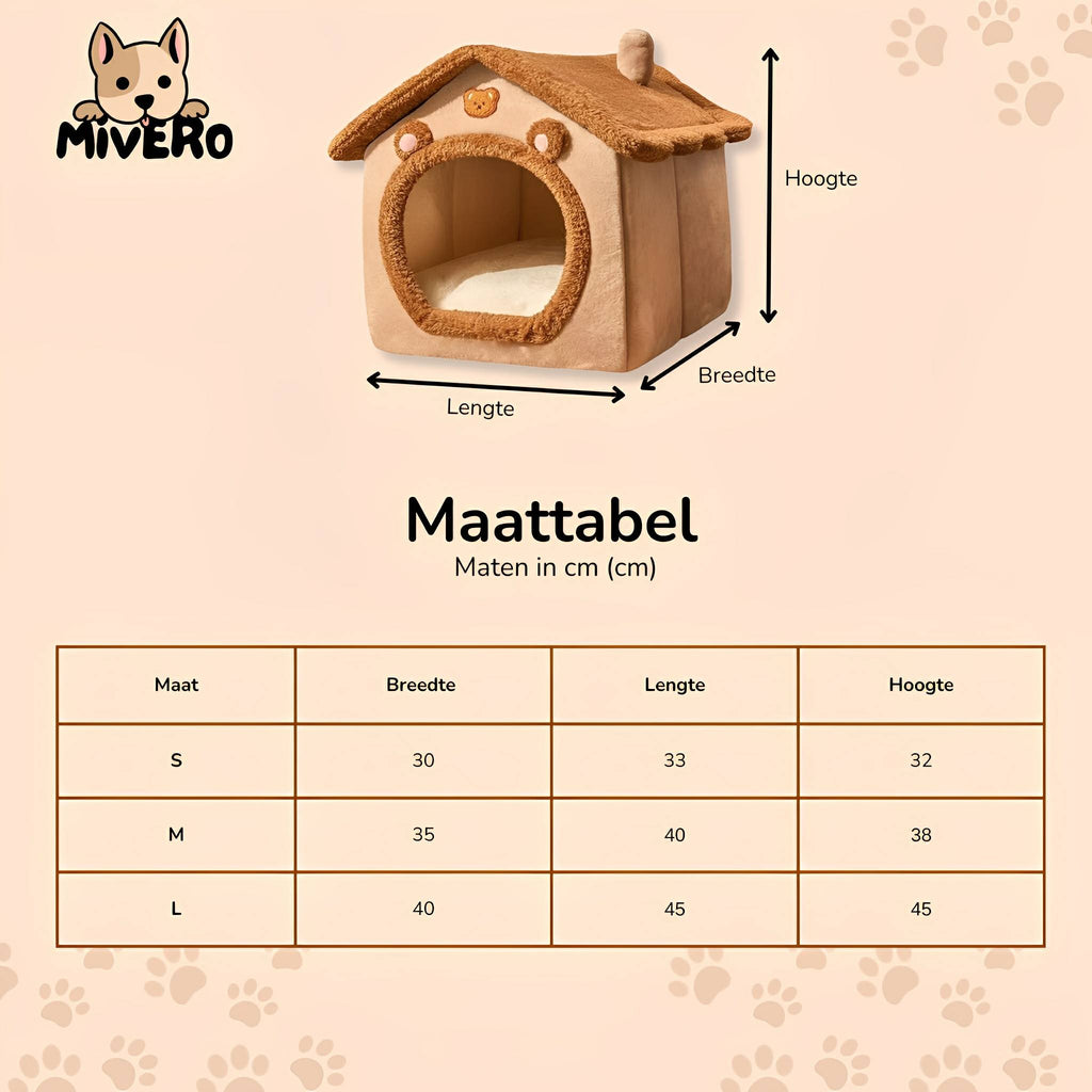 SnugHaven - Warm en veilig onderdak voor huisdieren - Mivero