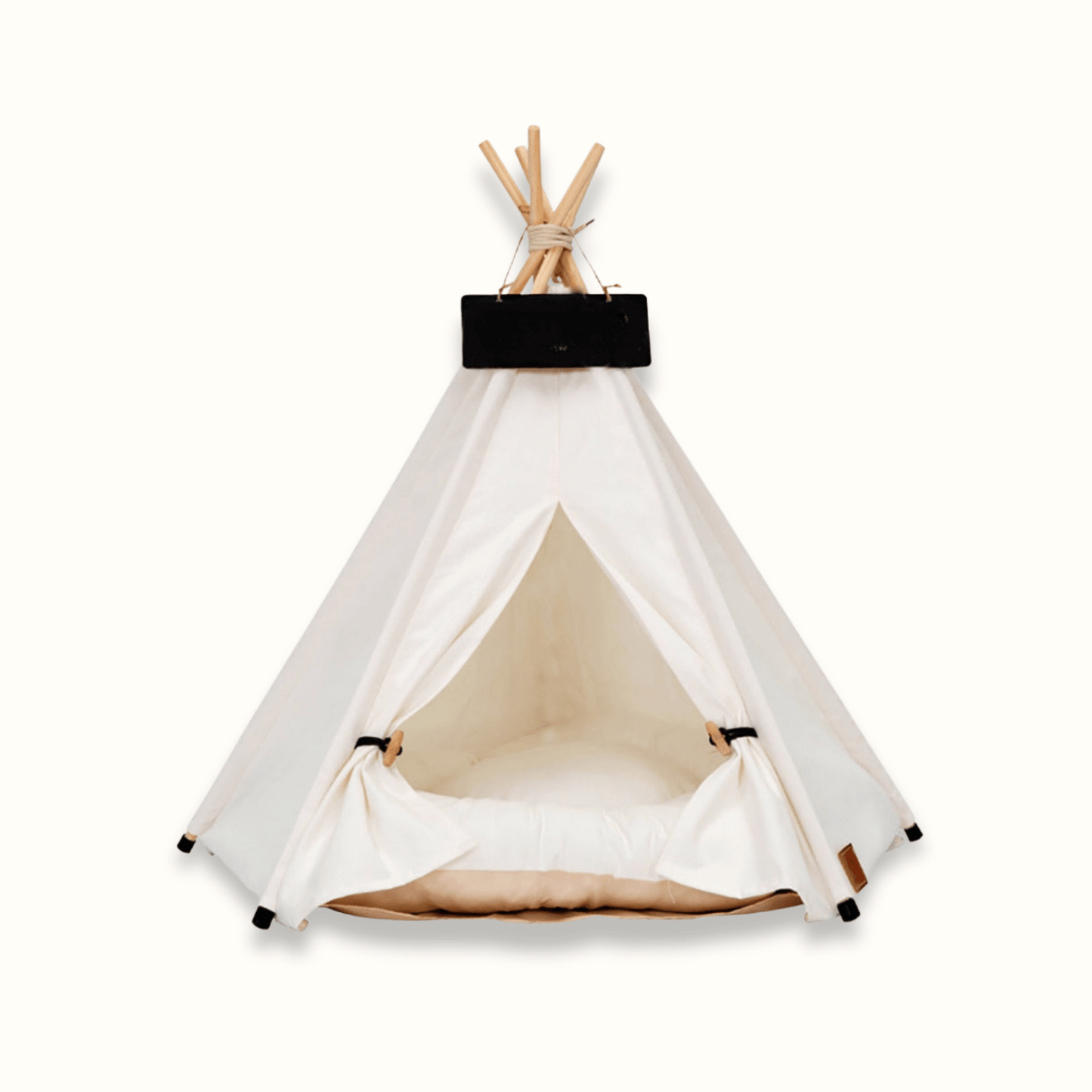 snugwood - houten katoenen hondenbed - mivero