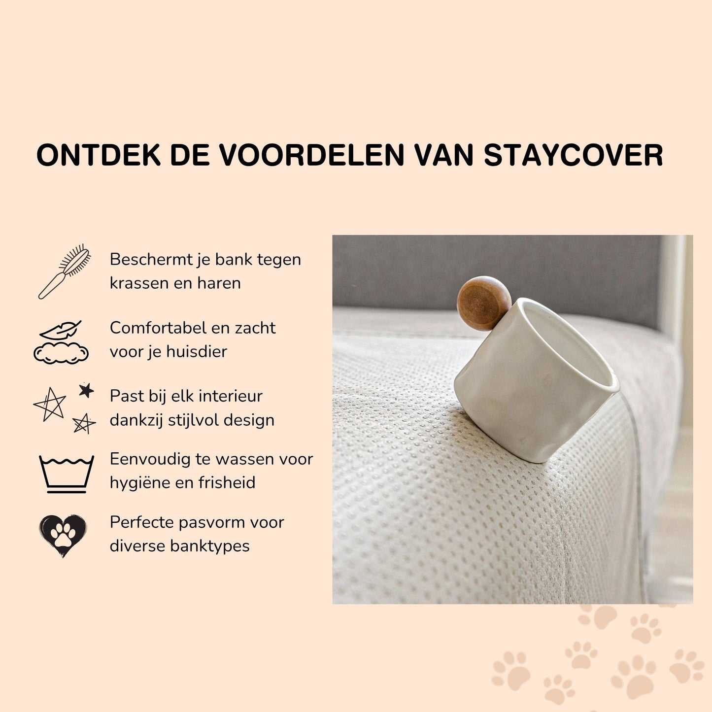 staycover - antislip beschermende bankhoes - mivero