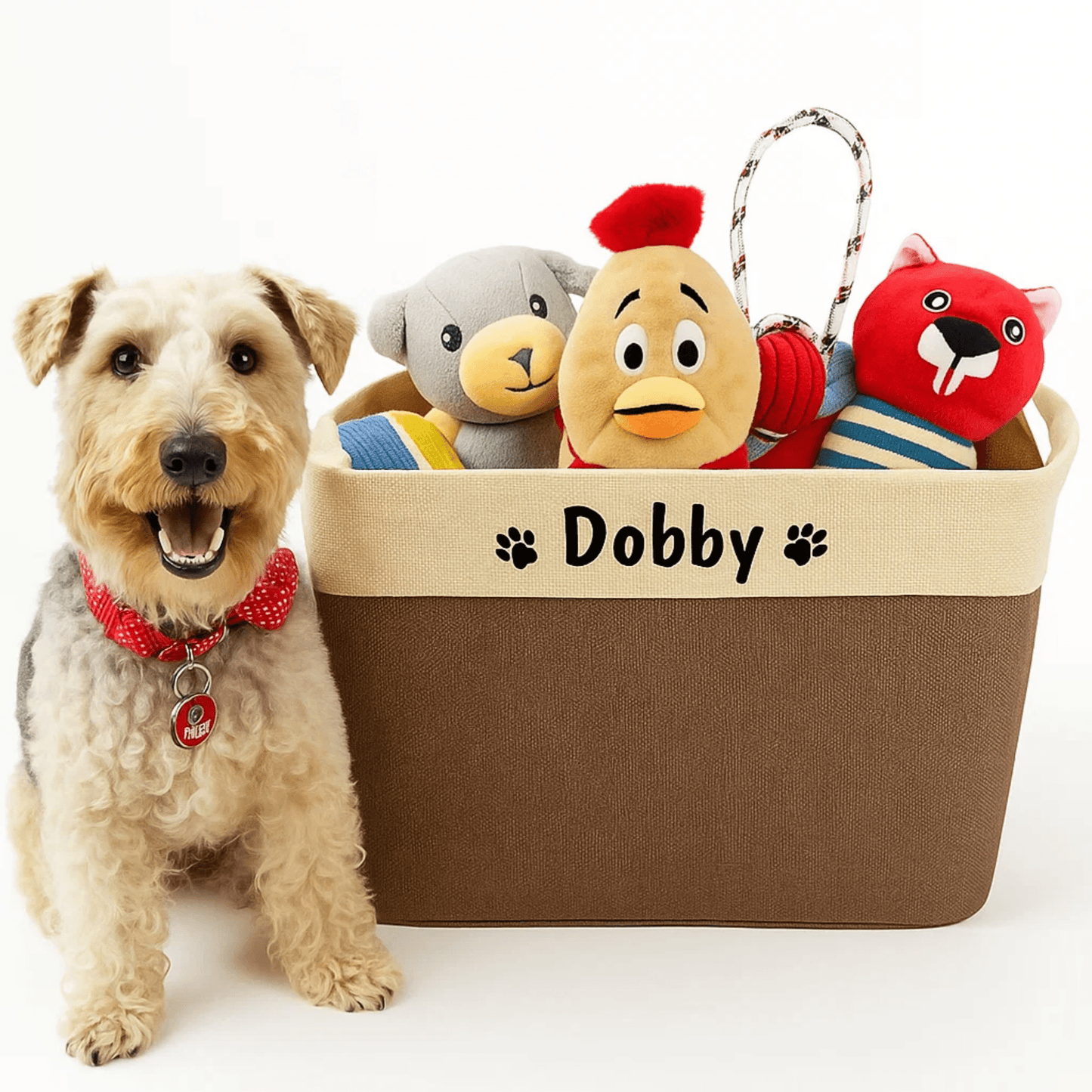 tidybox - gepersonaliseerde opbergbox hondenspeelgoed - mivero