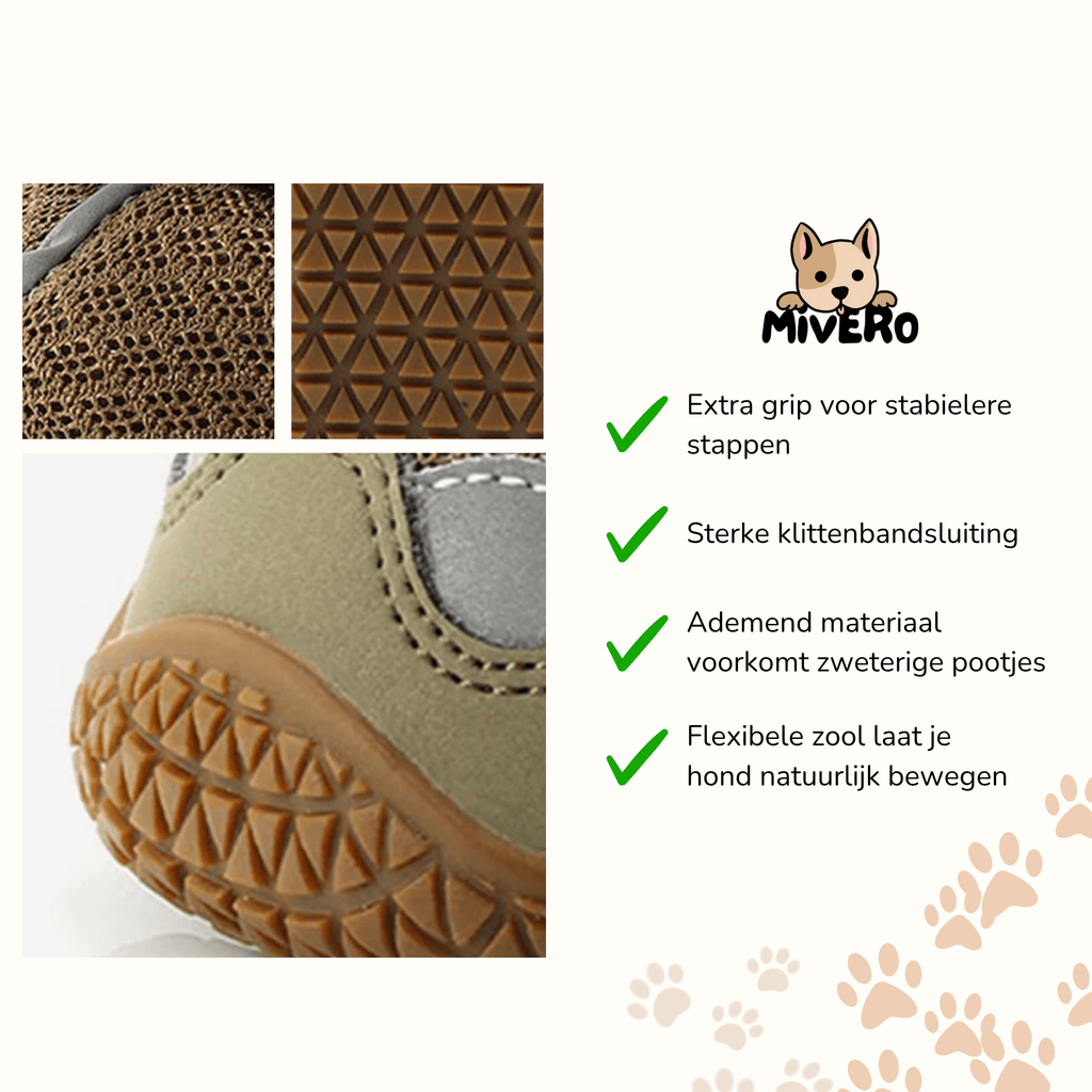 TrailPaws - Beschermende Antislip Hondenschoenen - Mivero