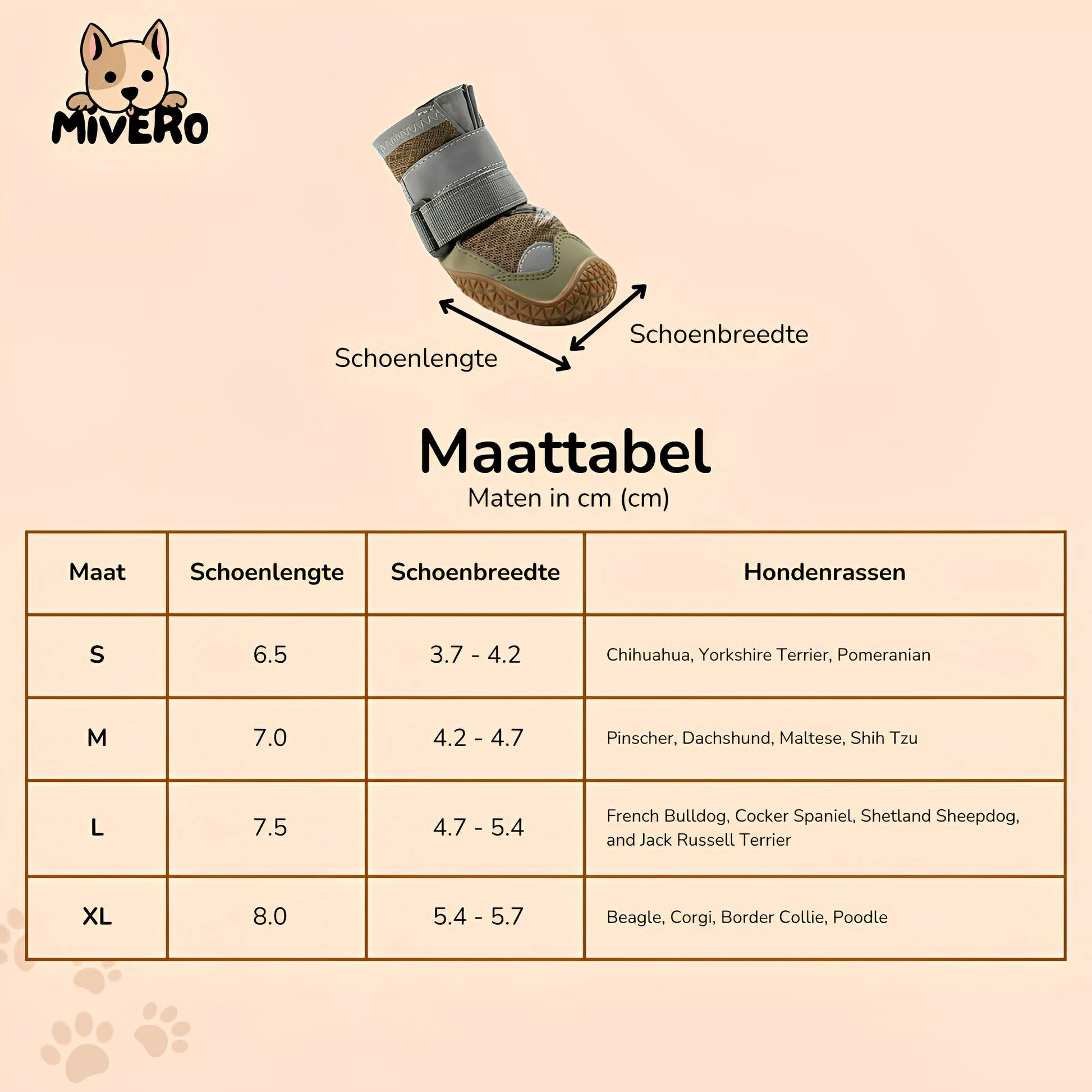 TrailPaws - Beschermende Antislip Hondenschoenen - Mivero