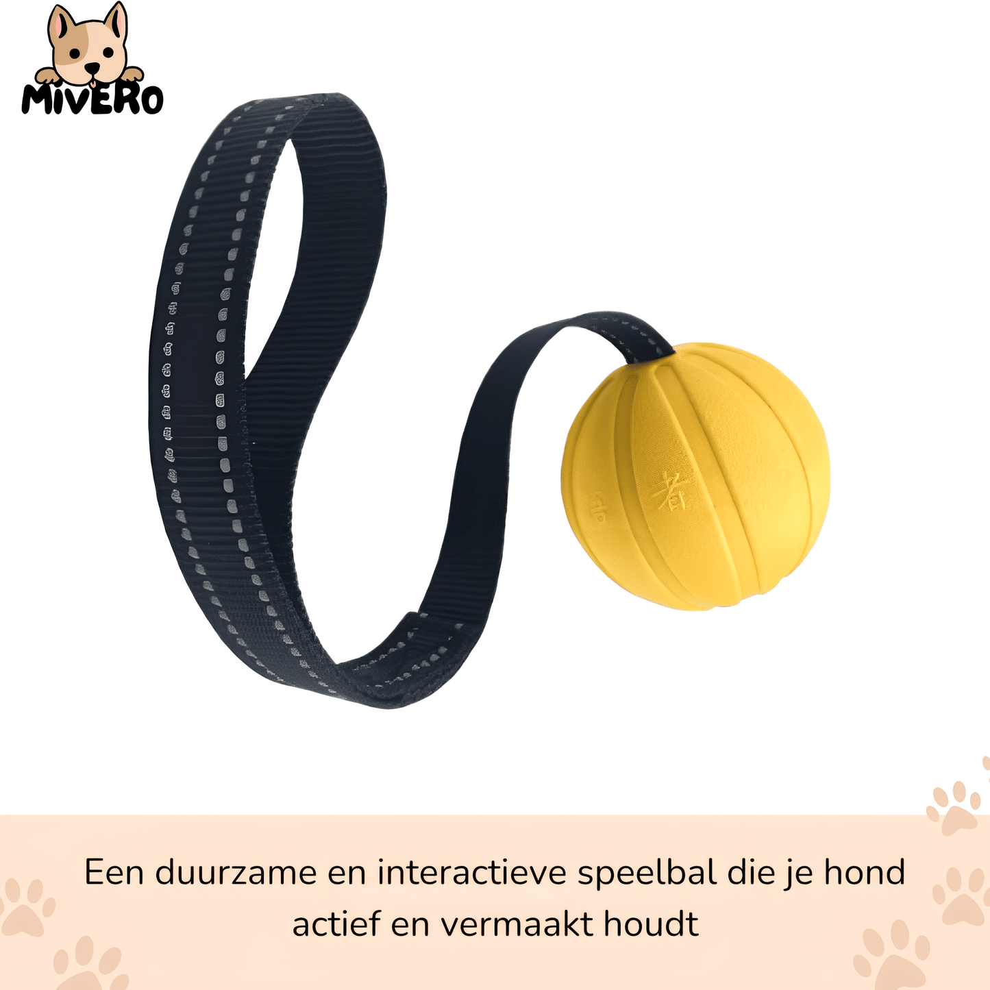 tufffetch - drijvende kauwbestendige hondenbal - mivero