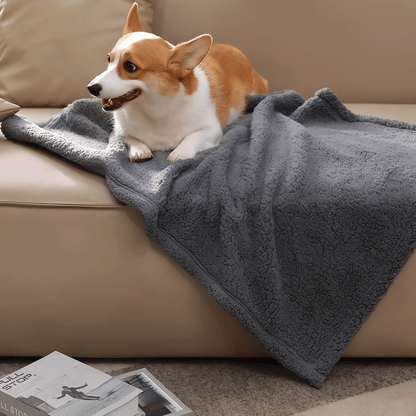 WarmWoof - Pluche Fleece Huisdierdeken - Mivero